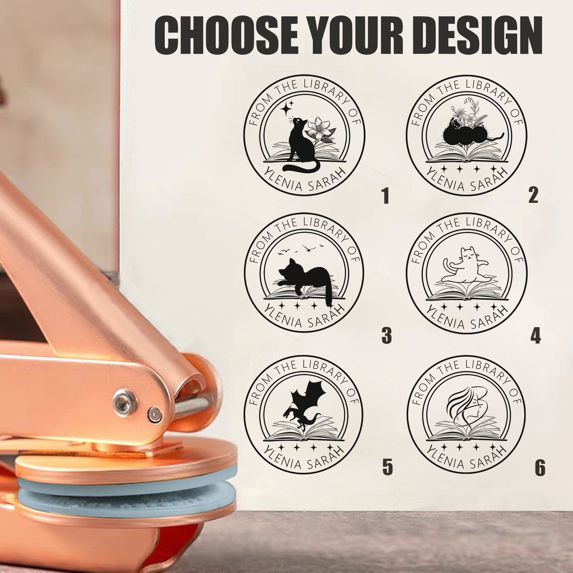 Custom Library Book Embosser