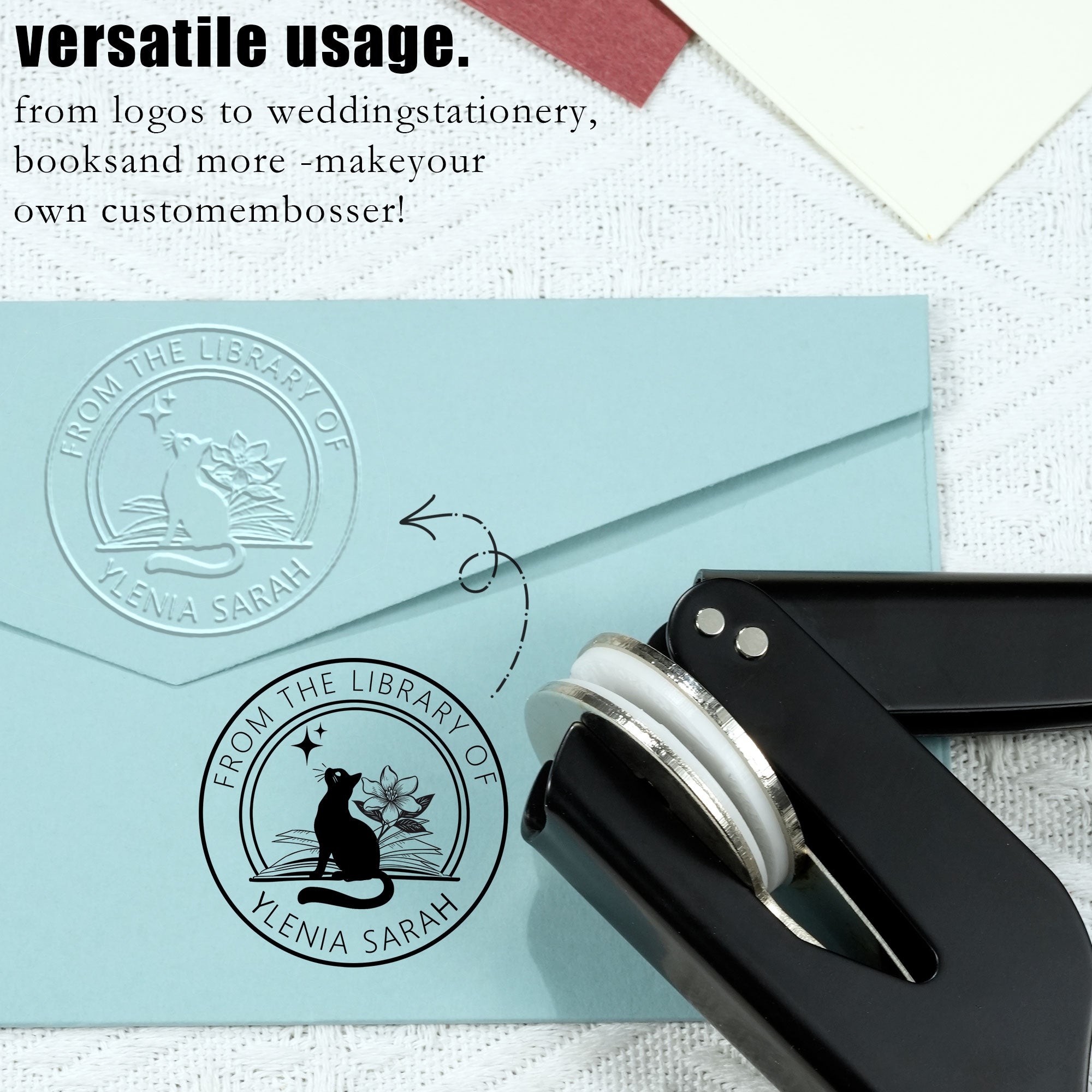 Custom Library Book Embosser