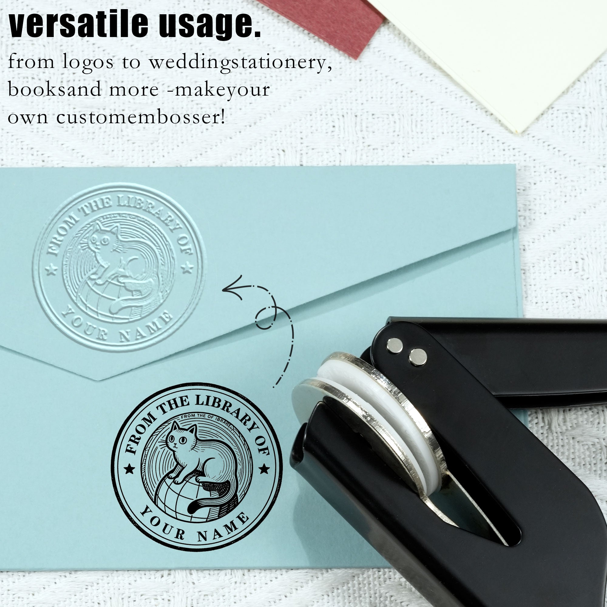 Custom metal embossing machine