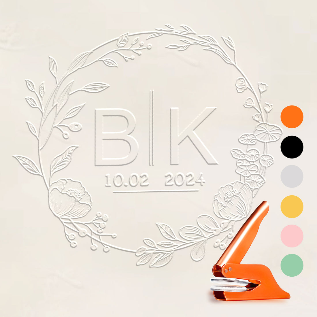 Custom Family Wedding Embosser