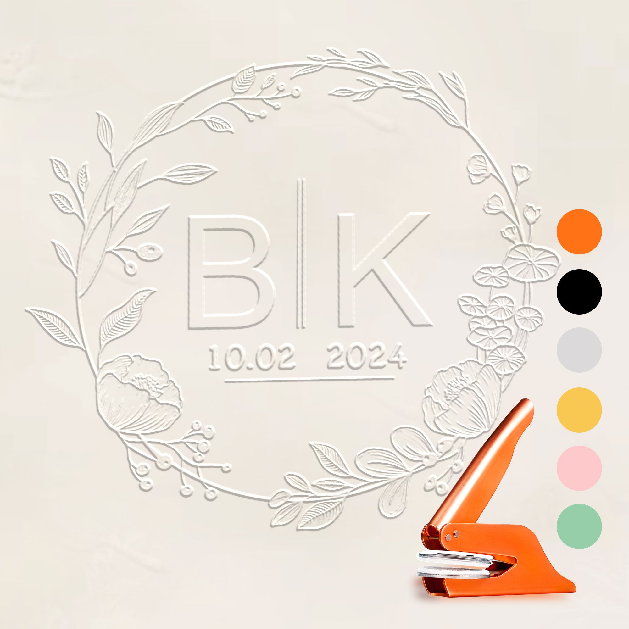 Custom Family Wedding Embosser