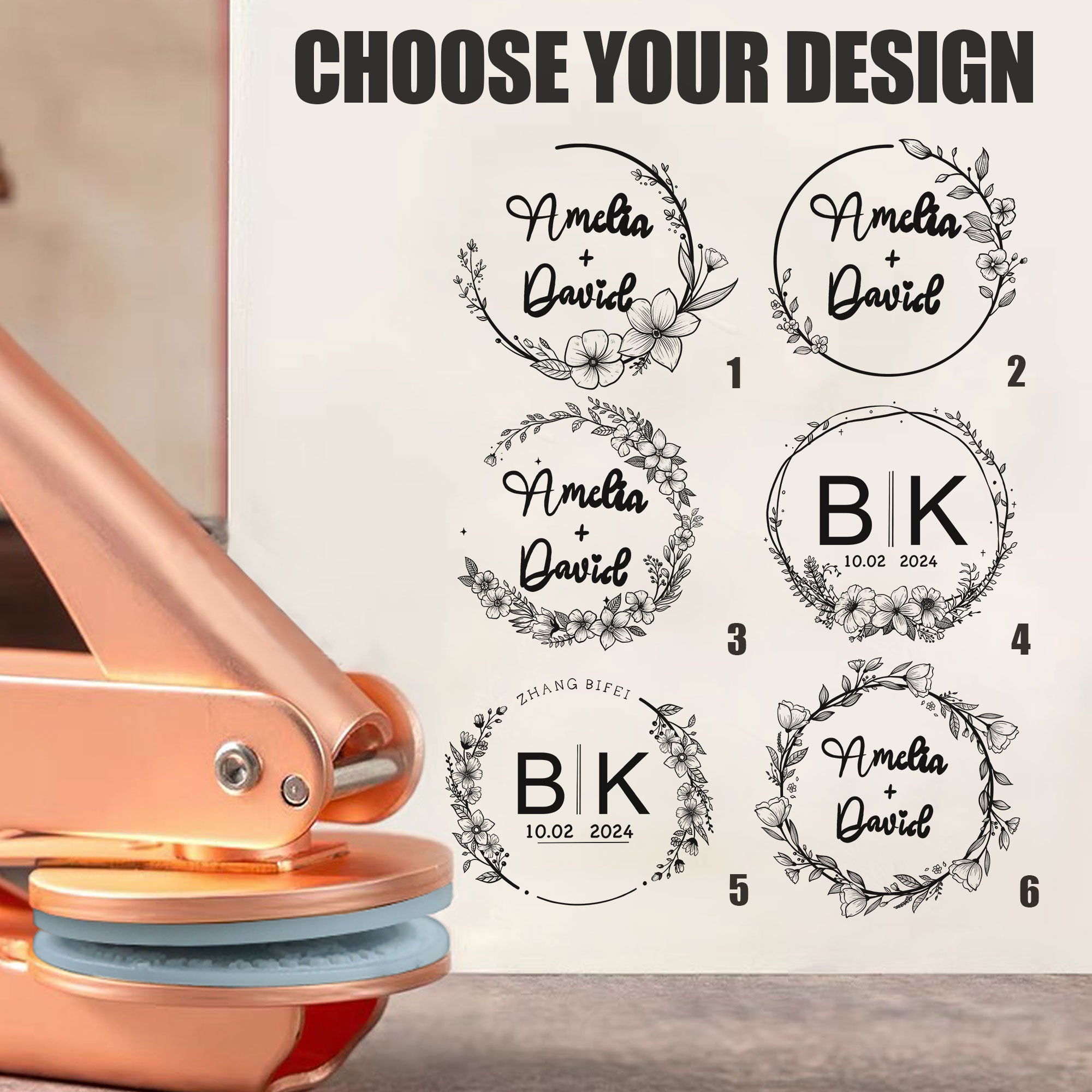 Custom Mailing Wedding Embosser