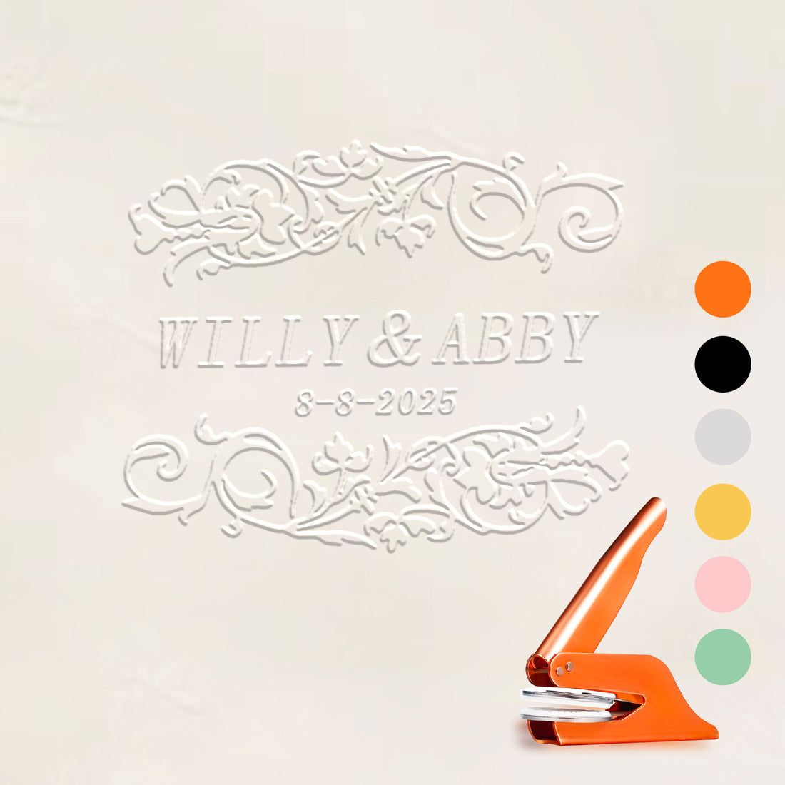 Custom Creative Wedding Embosser