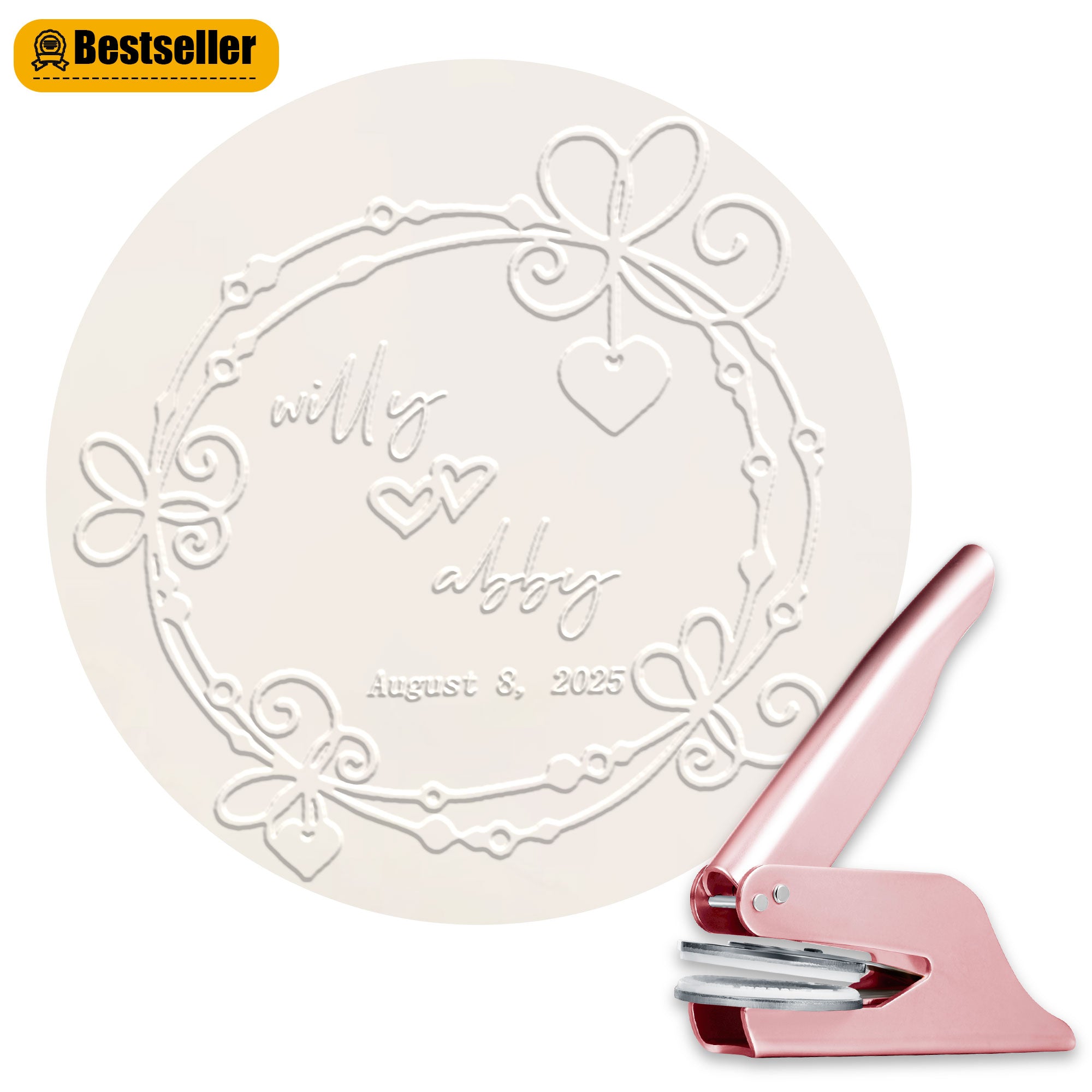 Custom Antique Wedding Embosser