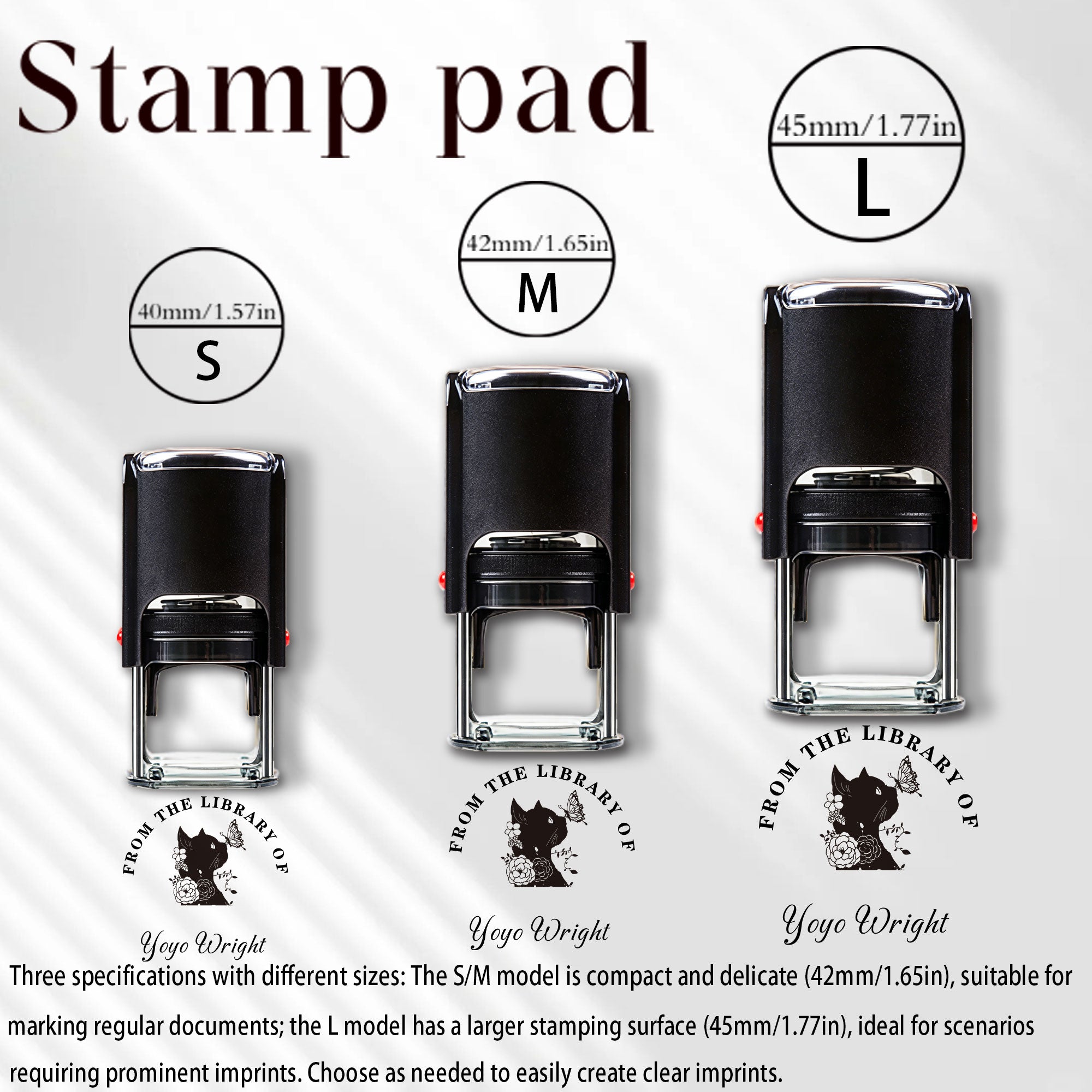 Round Self‑inking Stamp