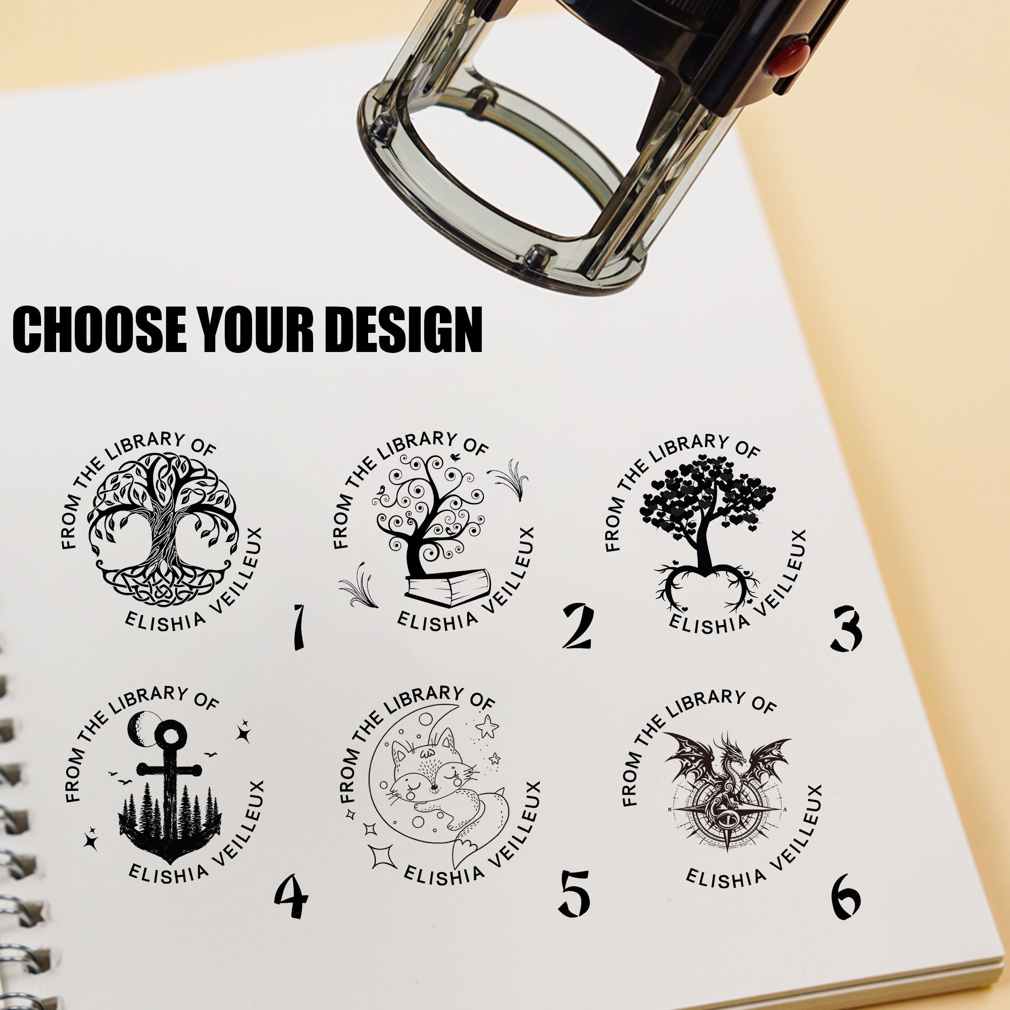 Stationery Self‑inking Stamp