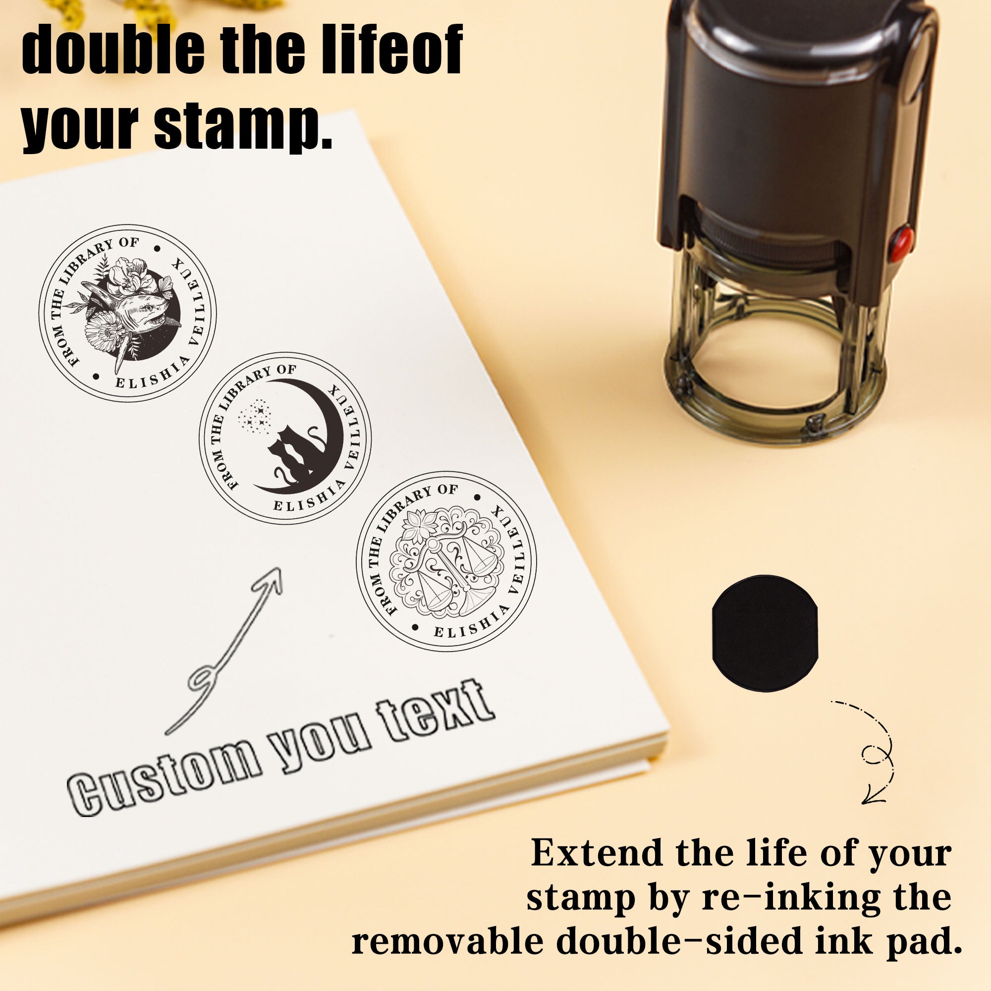 DIY Craft Self‑inking Stamp