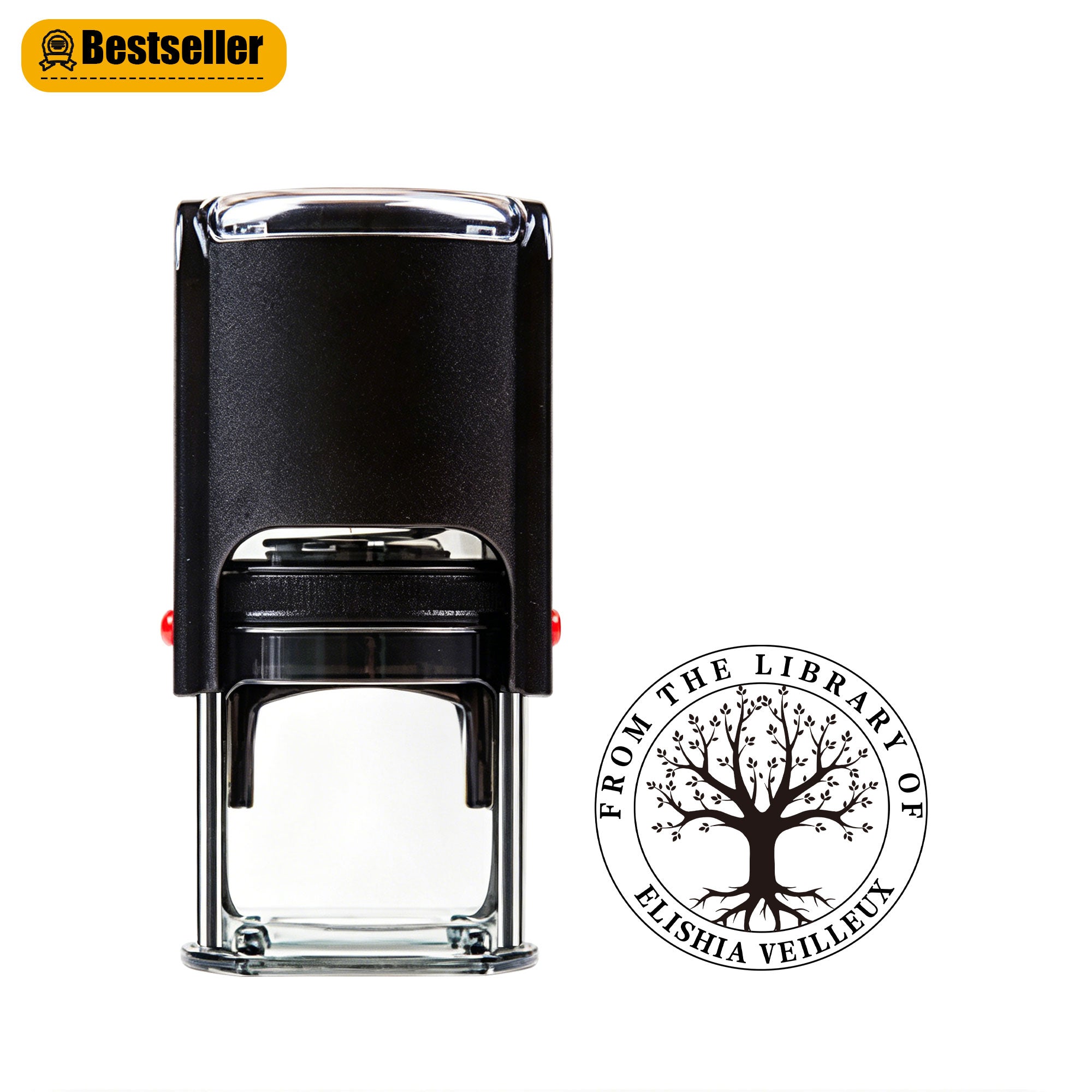 Book Lover Self‑inking Stamp