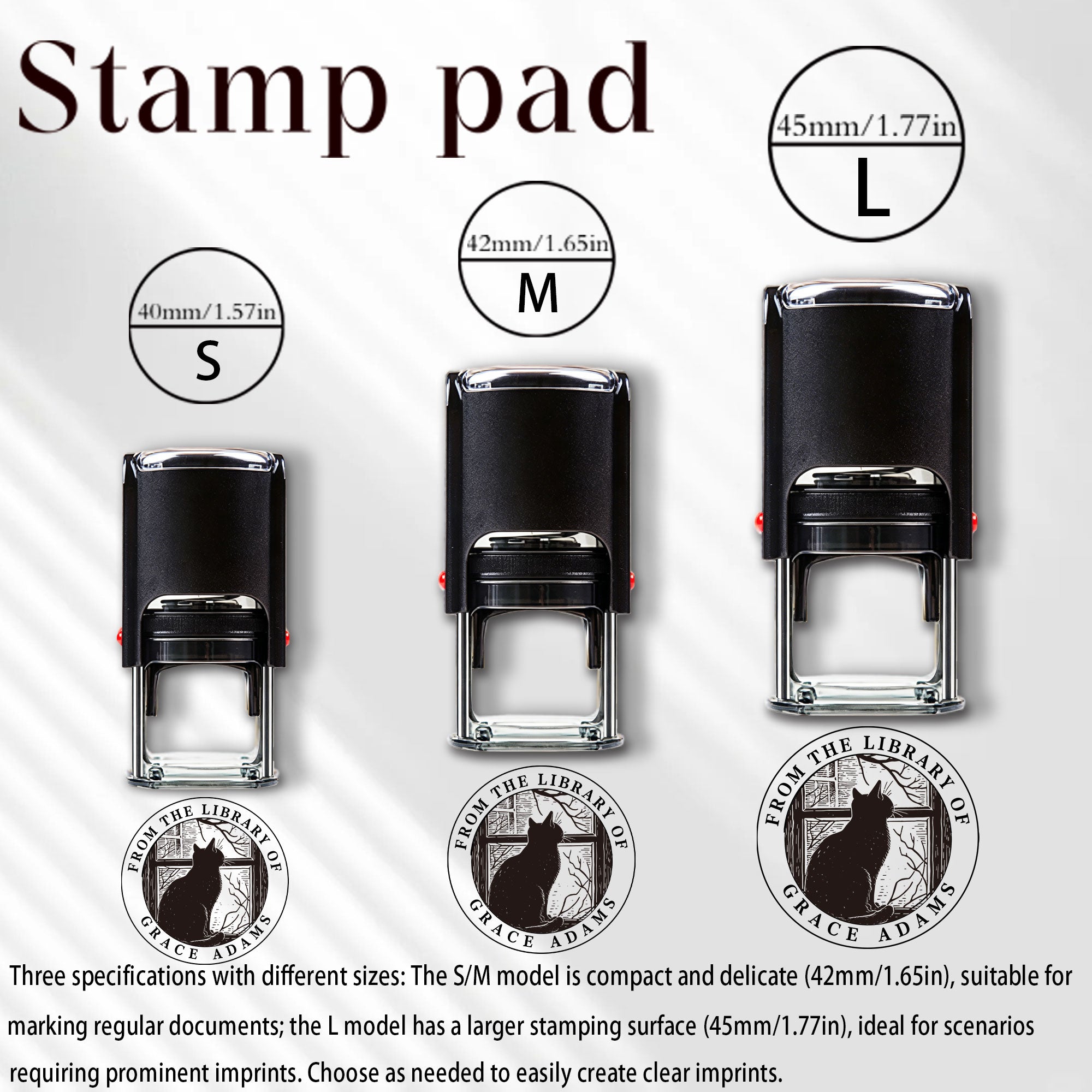 Private Library Self‑inking Stamp