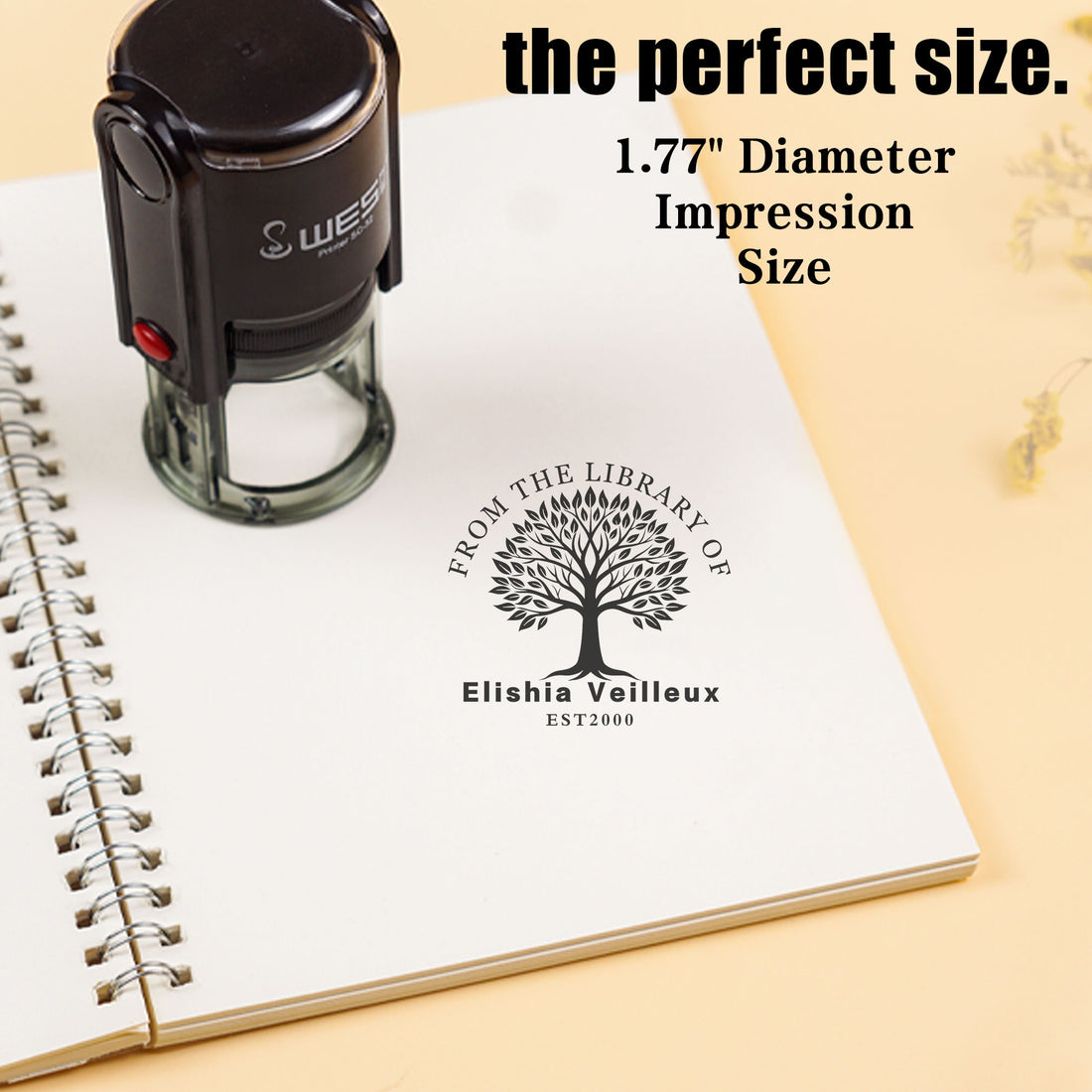 Ex‑Libris Self‑inking Stamp