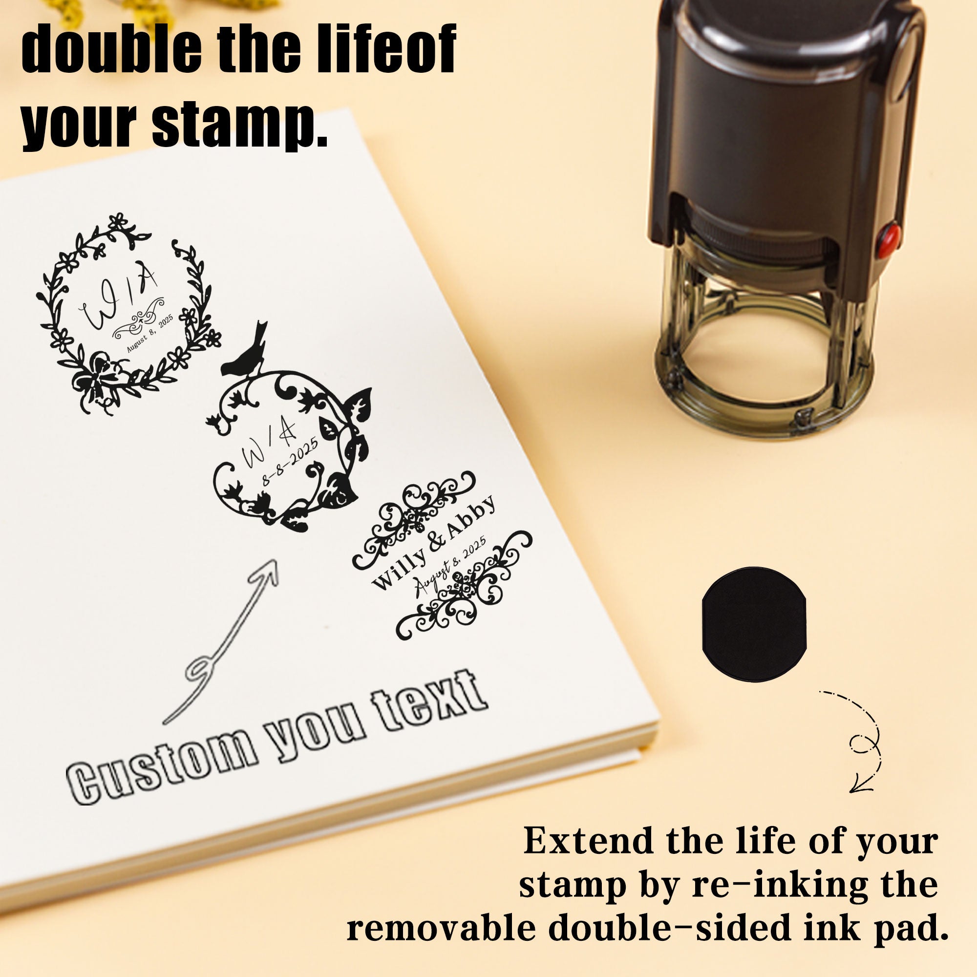 Anniversary Self‑inking Stamp