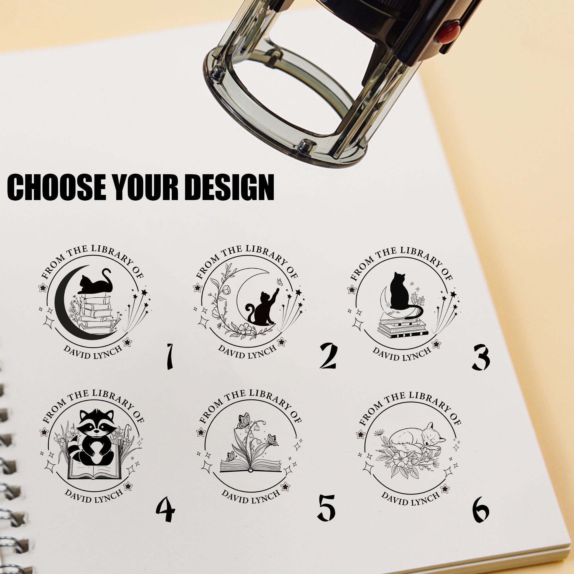 Bohemian Self‑inking Stamp