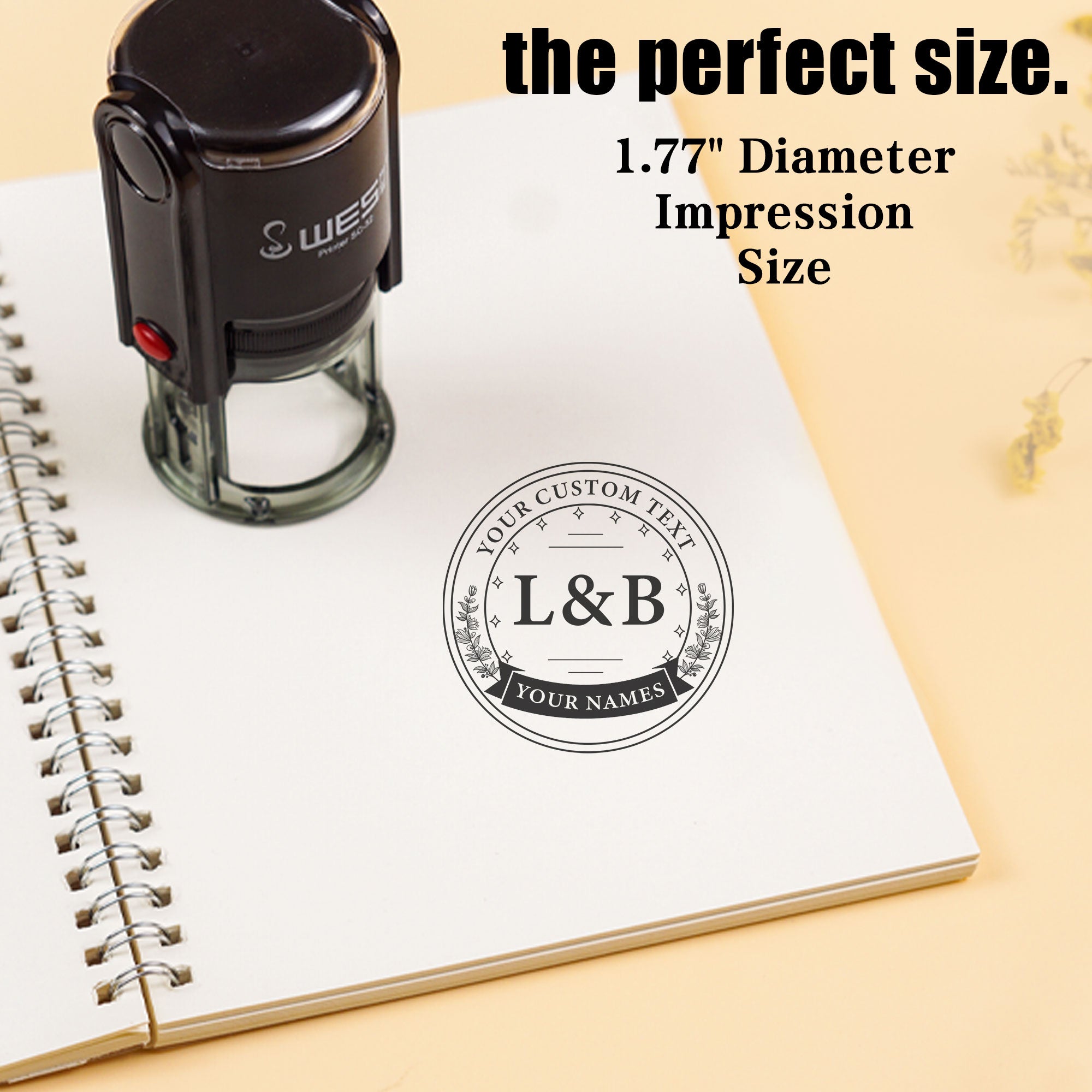 Modern Self‑inking Stamp