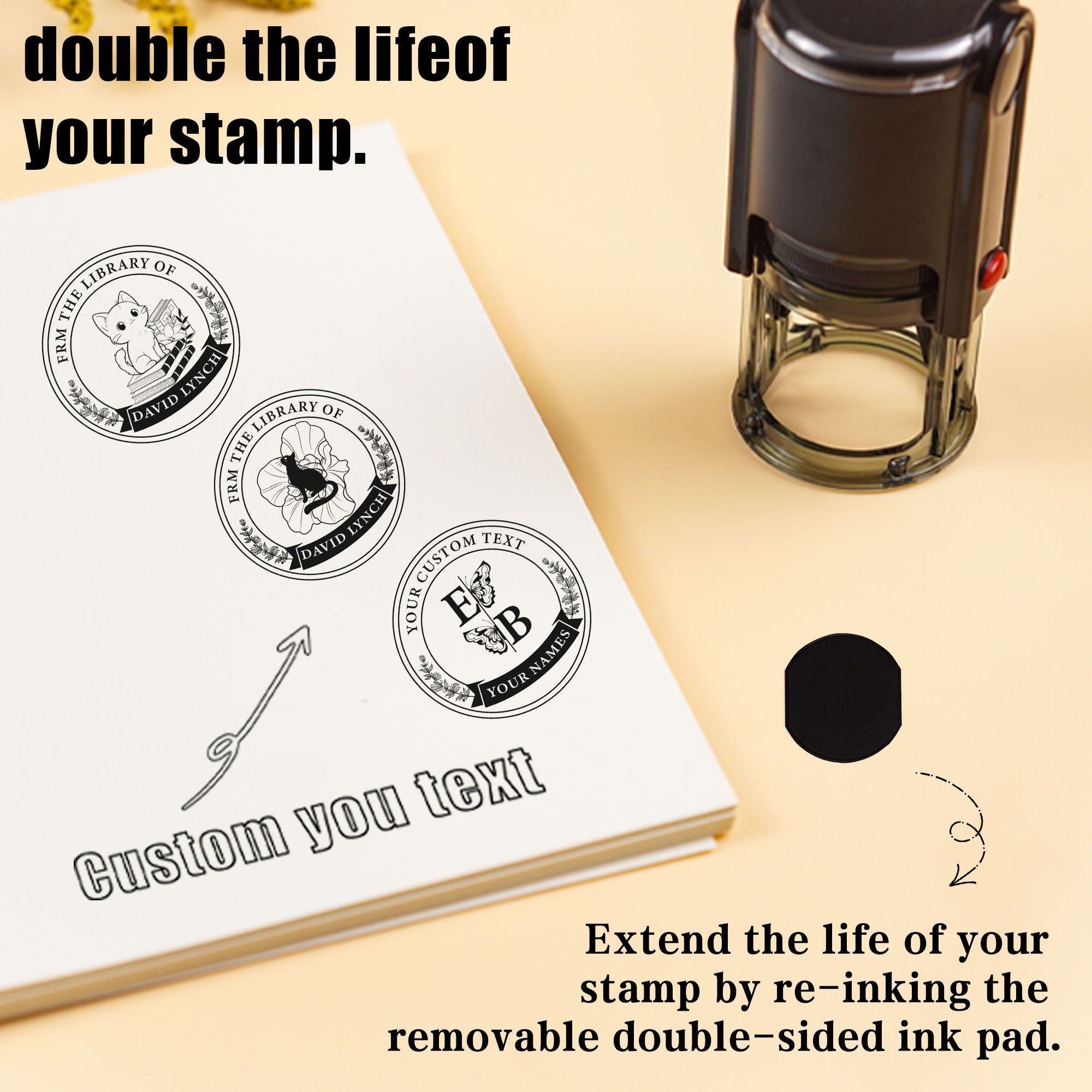 Modern Self‑inking Stamp