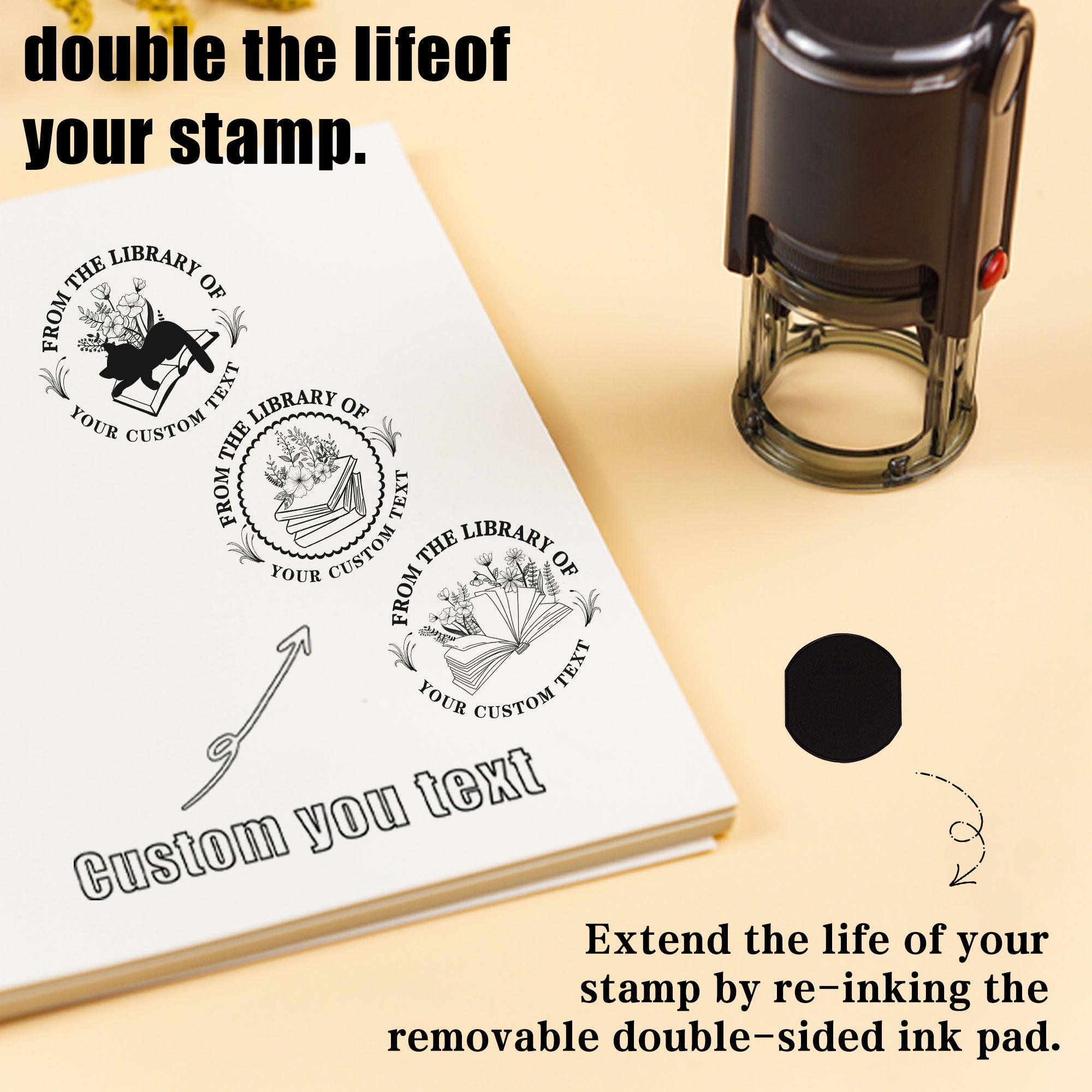 Custom Self‑inking Stamp
