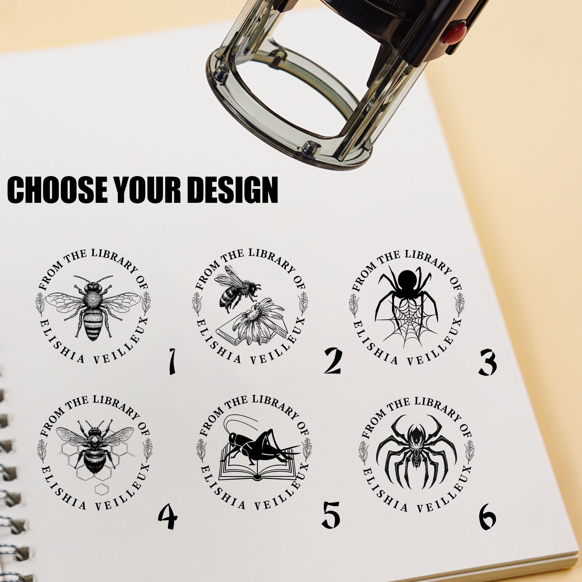 Stylish Self‑inking Stamp
