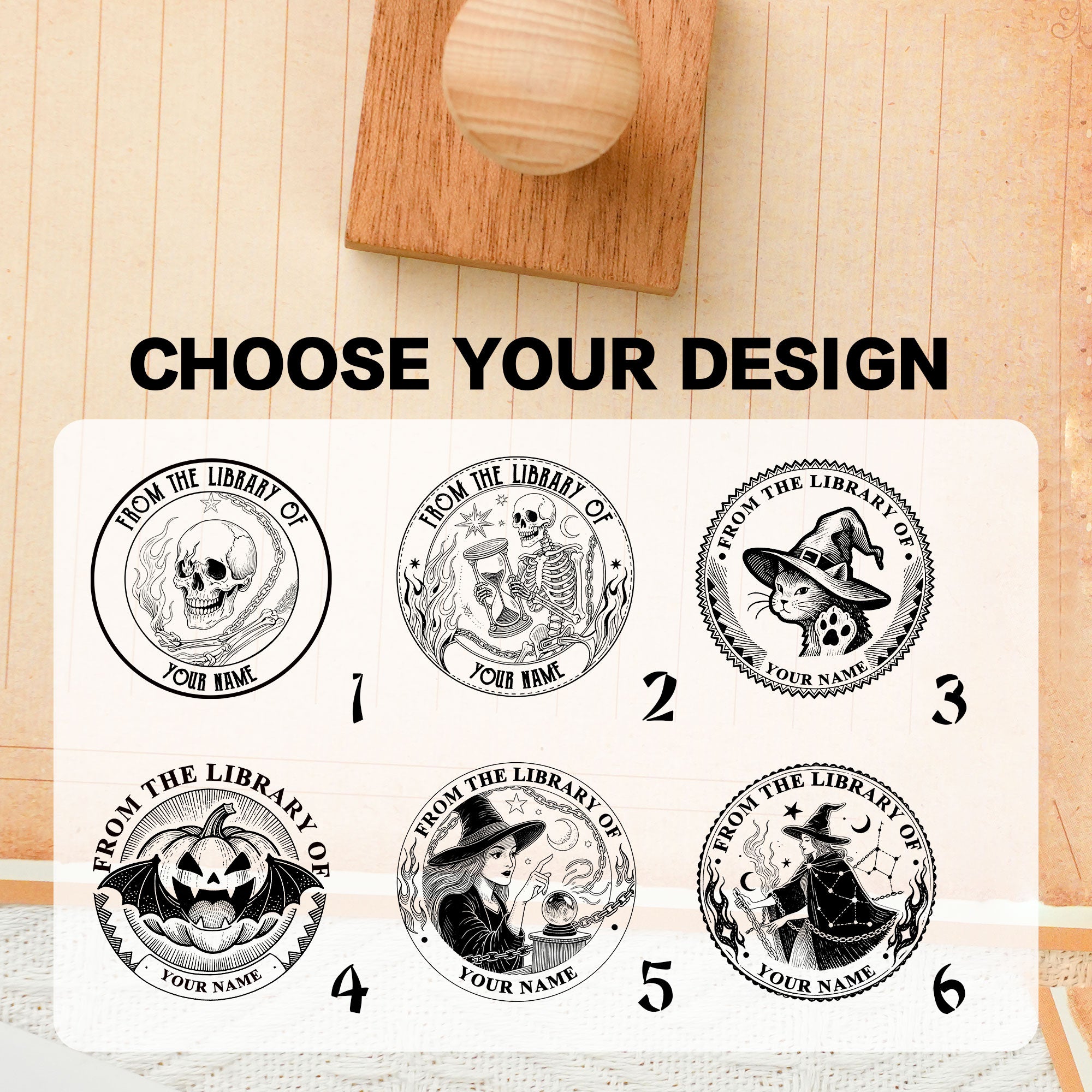 Custom Decorative Wood Stamp