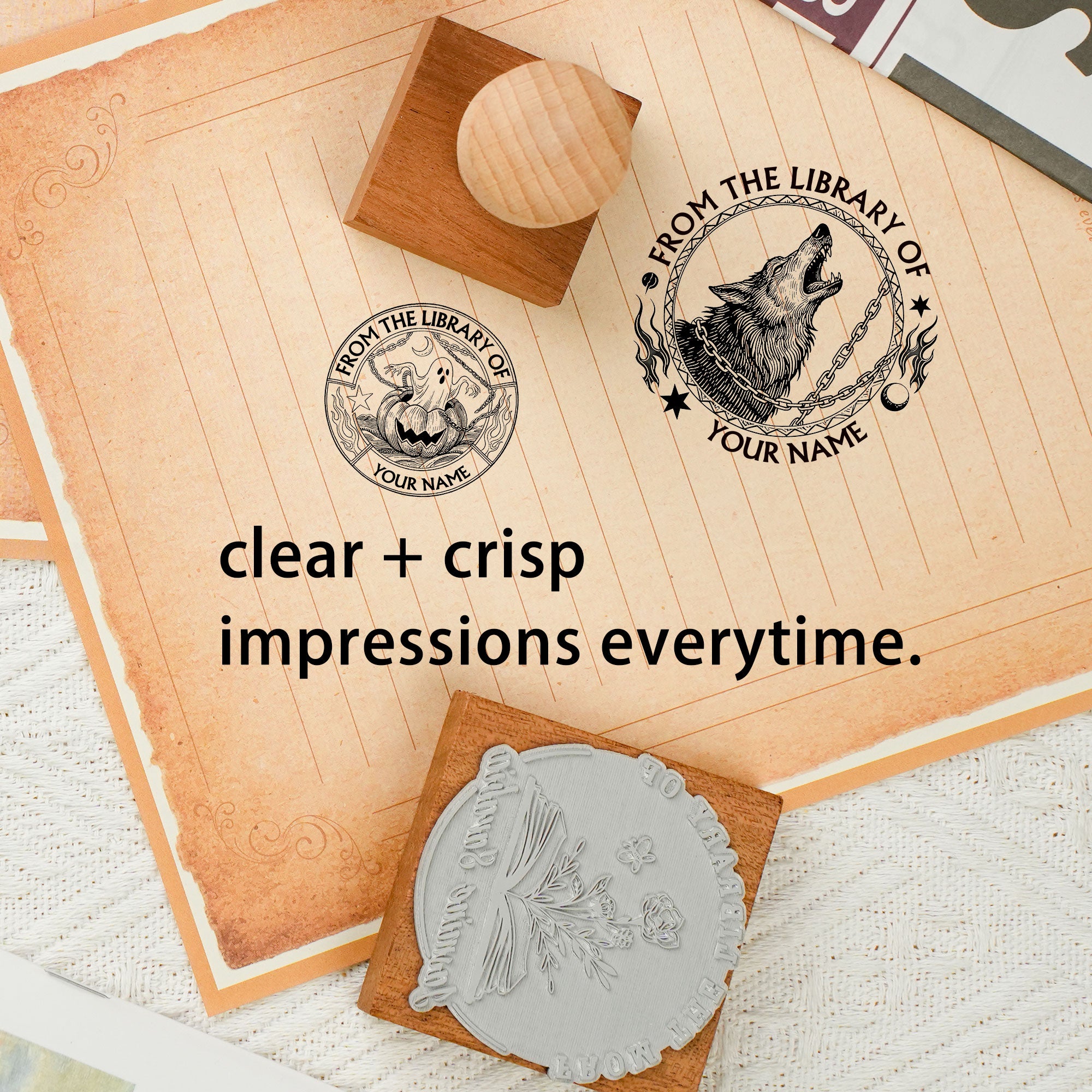 Custom Handcrafted Rubber Stamp