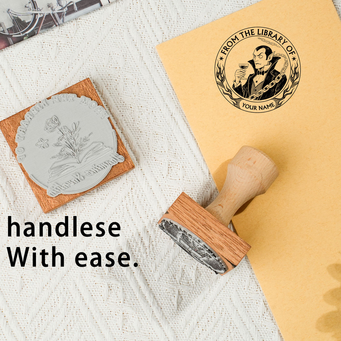 Custom Handcrafted Rubber Stamp