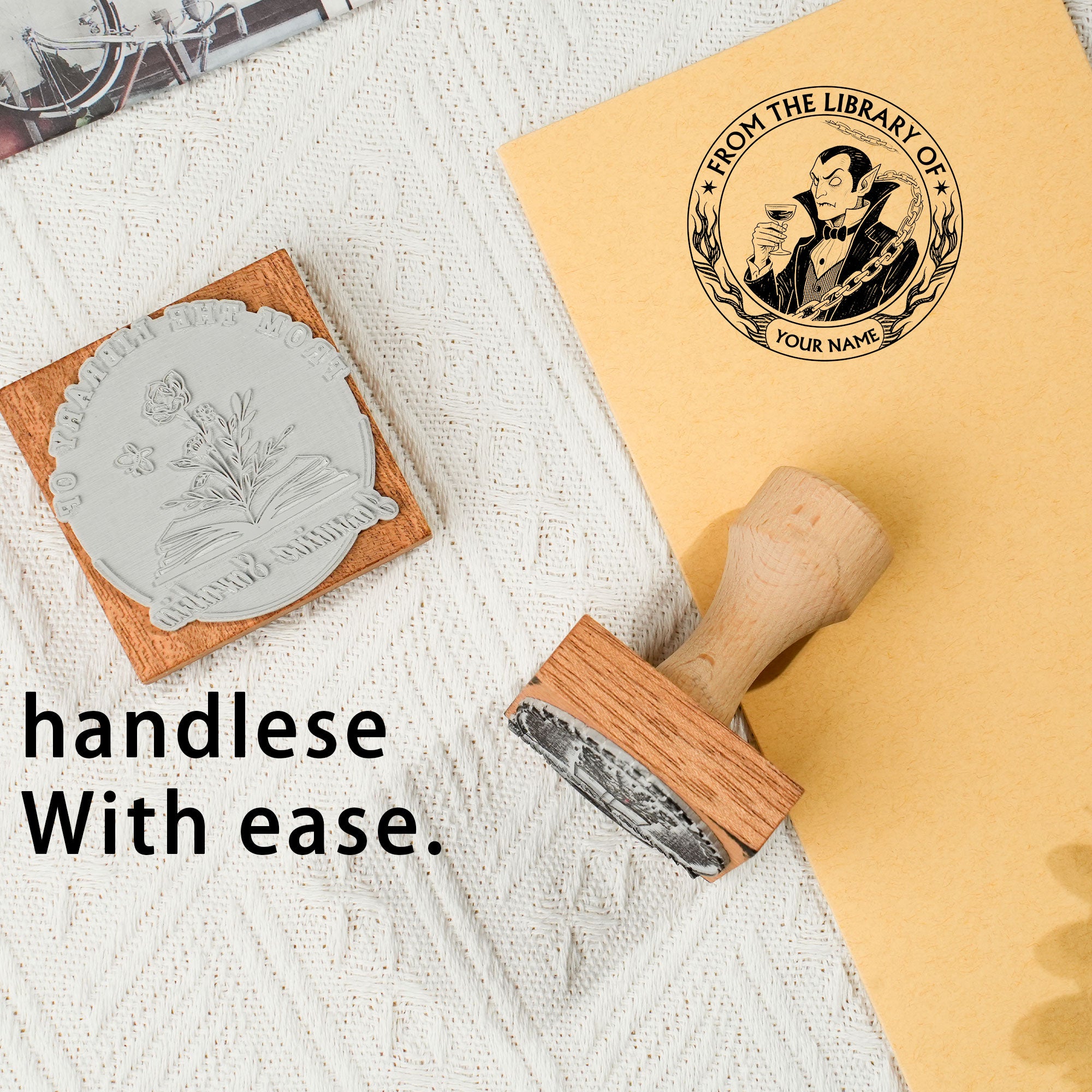 Custom Handcrafted Rubber Stamp
