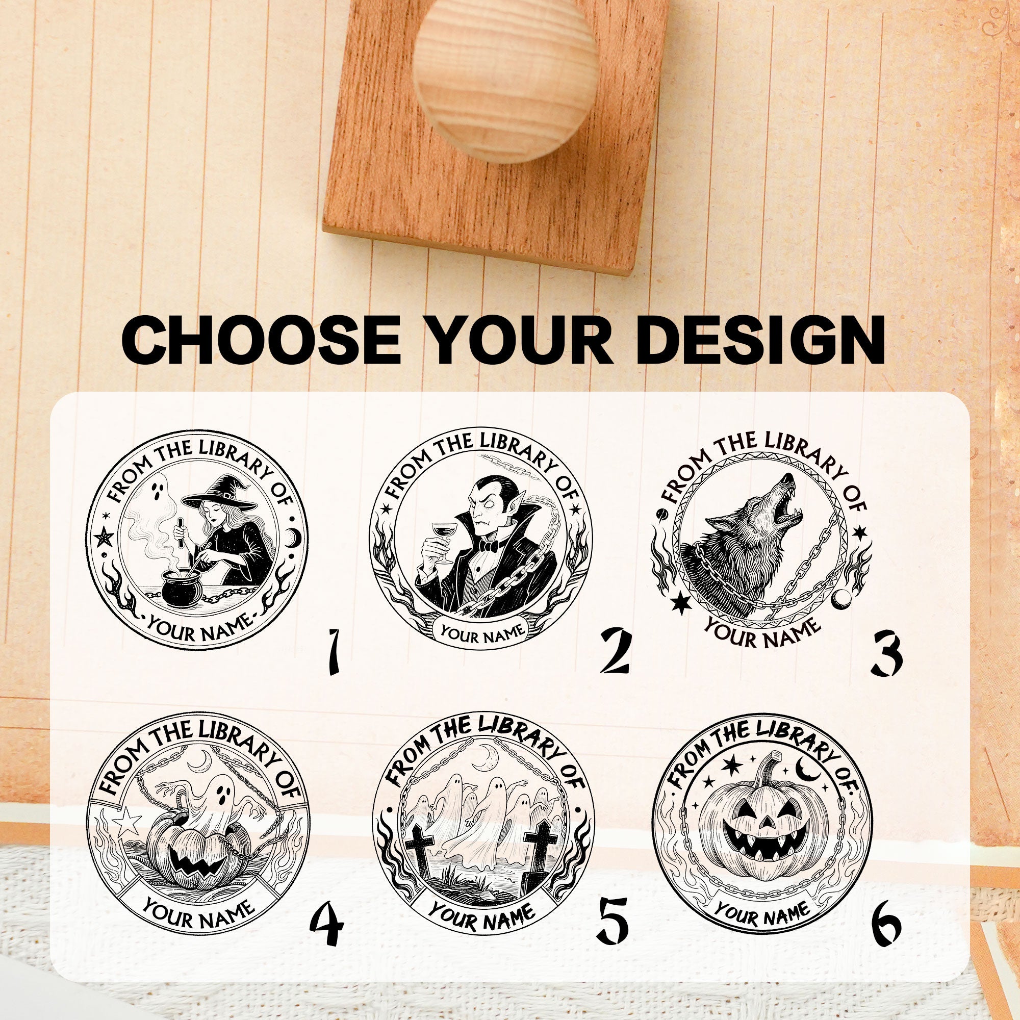 Custom Handcrafted Rubber Stamp