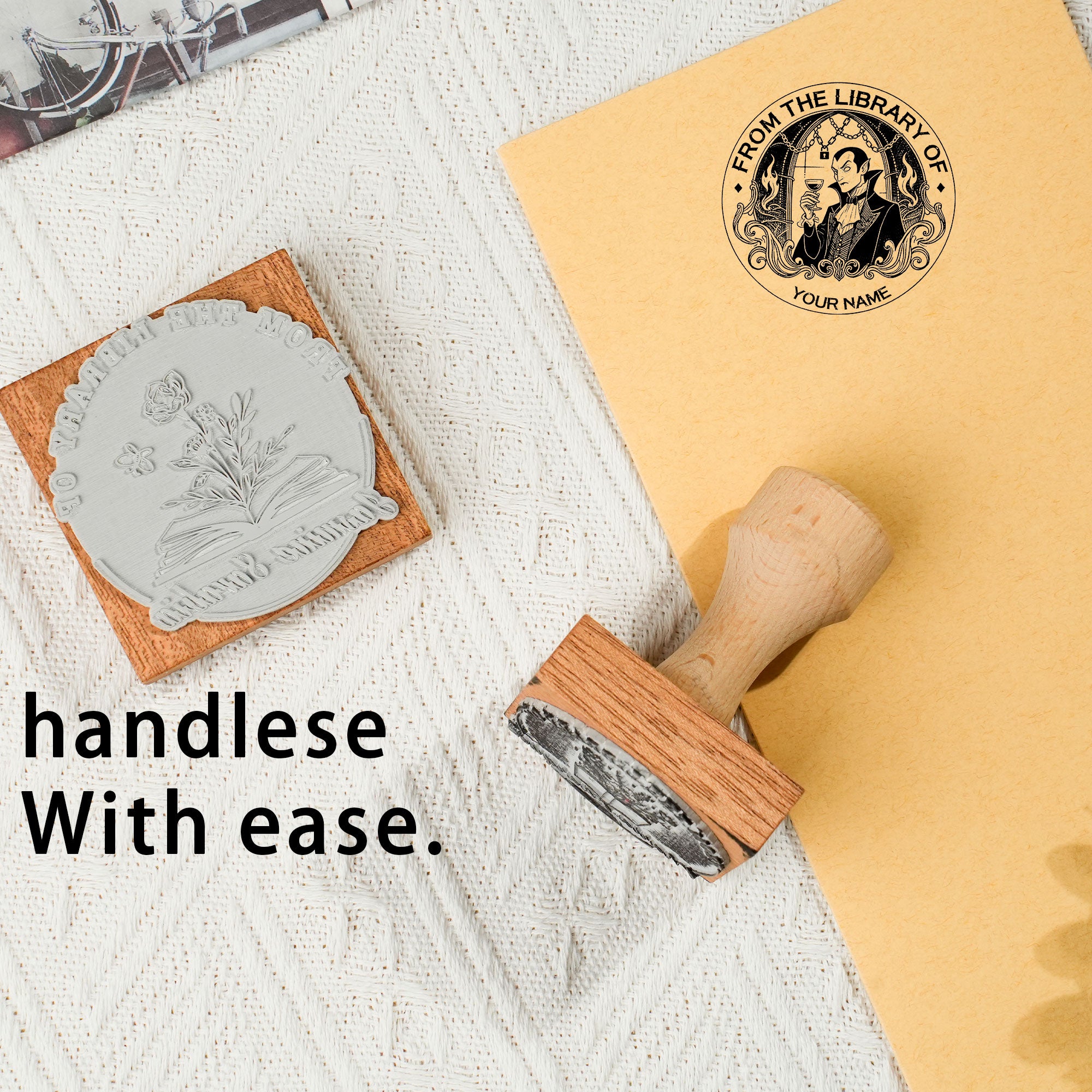 Customized vintage art stamps (Halloween)