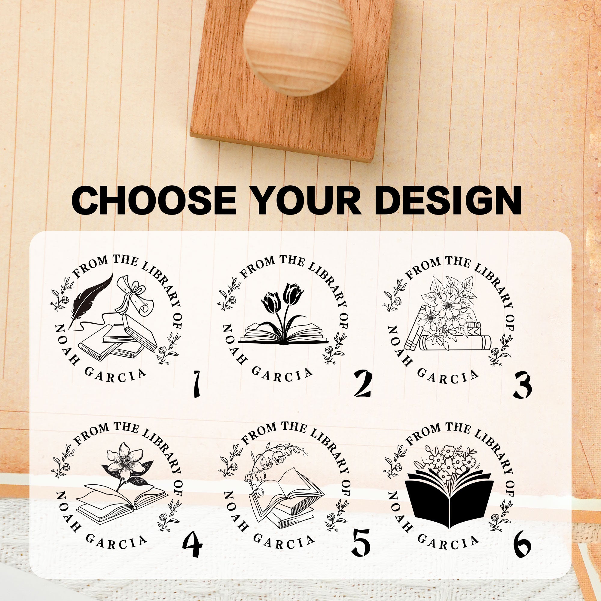 Custom Gift Rubber Stamp