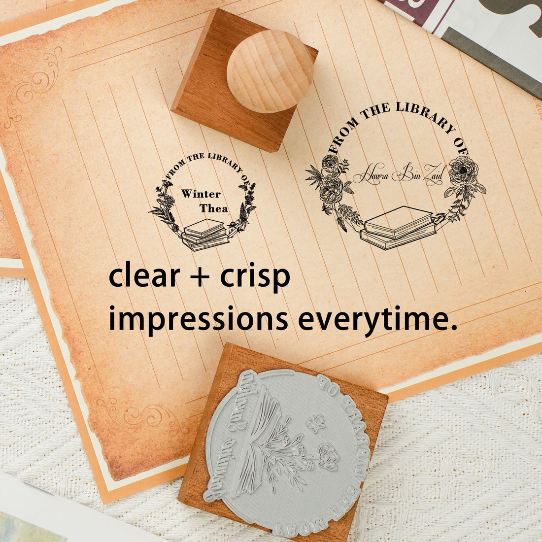 Handmade Decor Wood Stamp