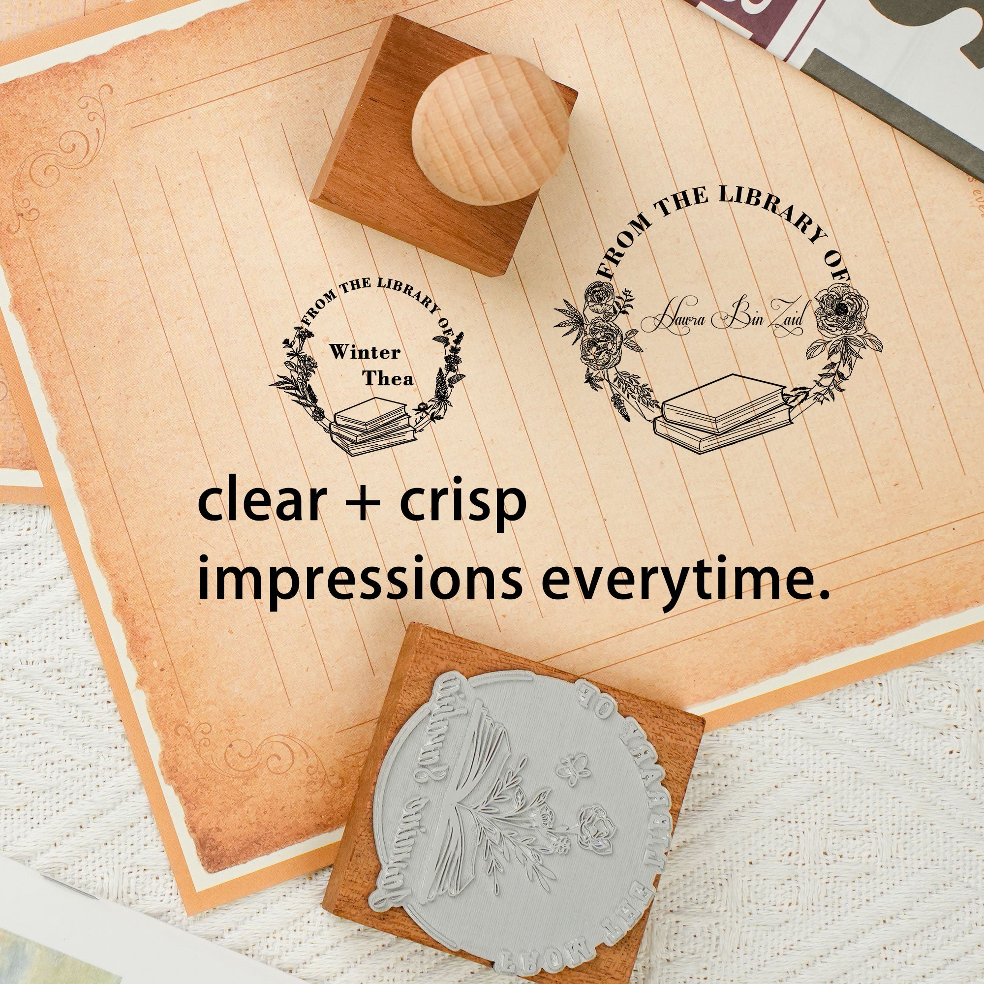 Handmade Decor Wood Stamp