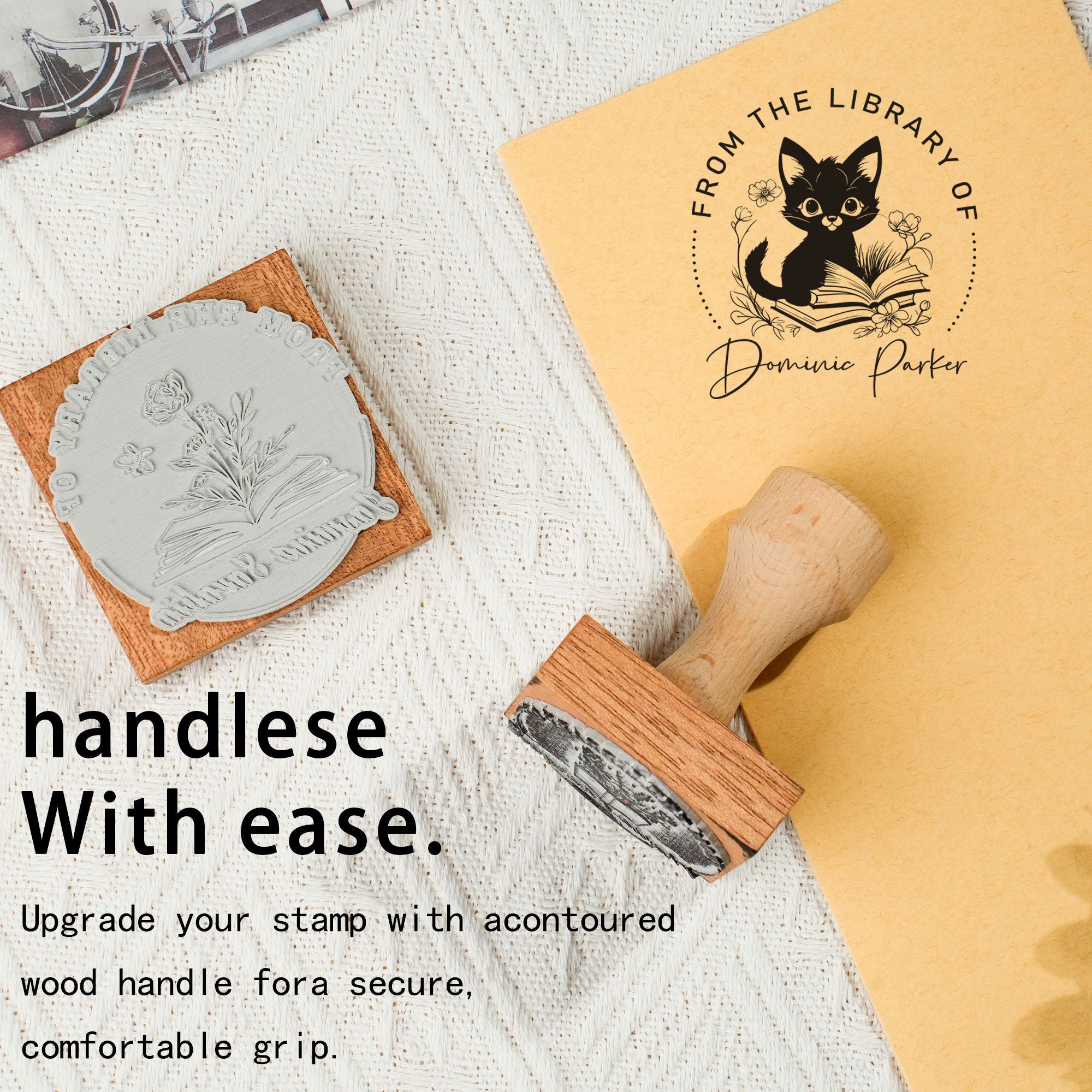 Premium Retro Rubber Stamp