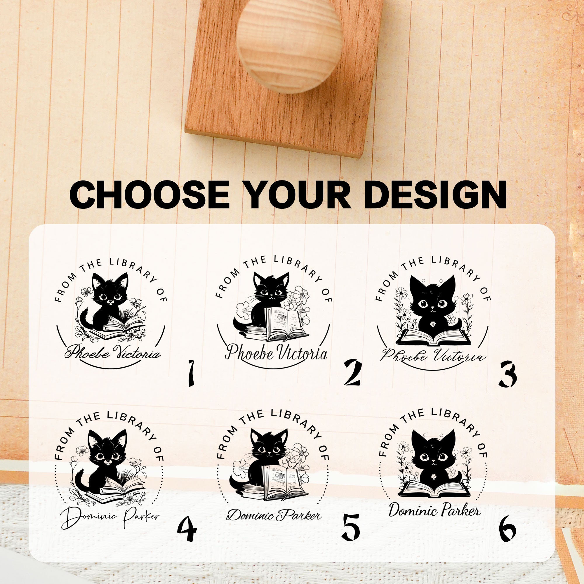 Premium Retro Rubber Stamp