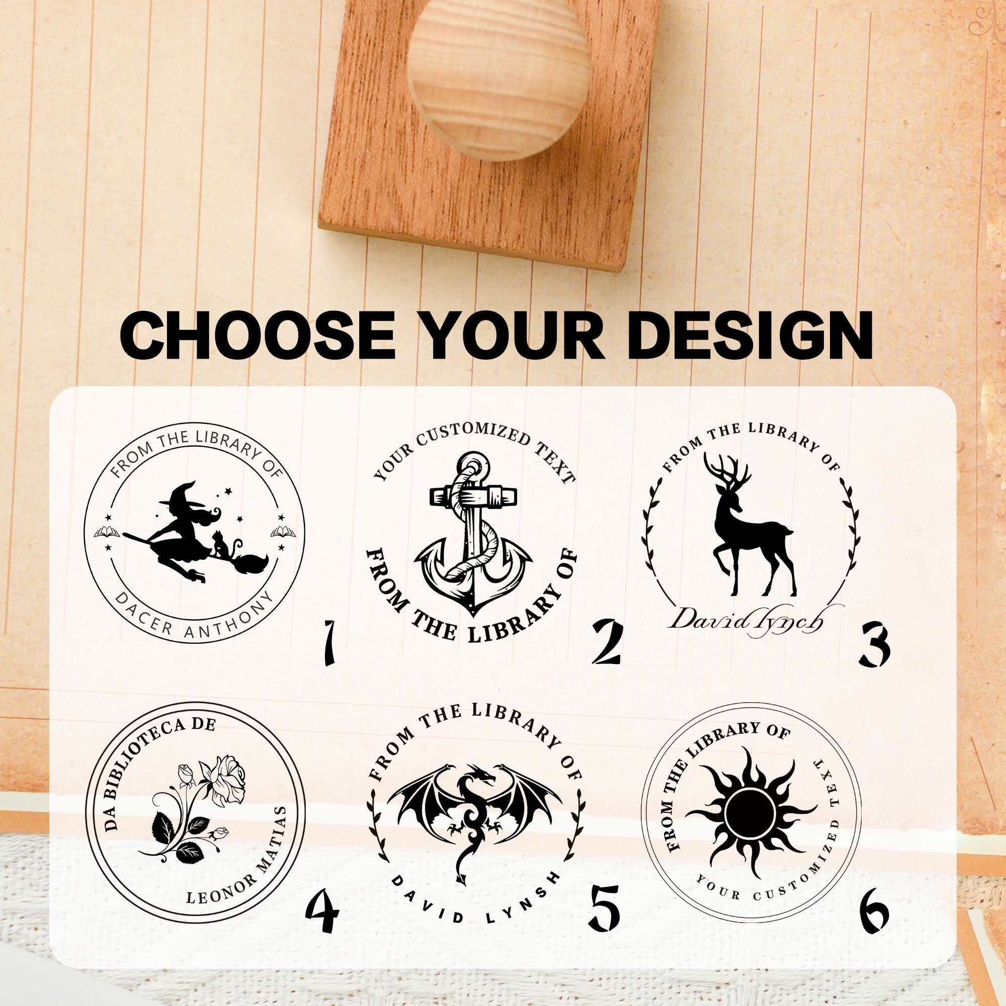 Custom Personal Library Stamp