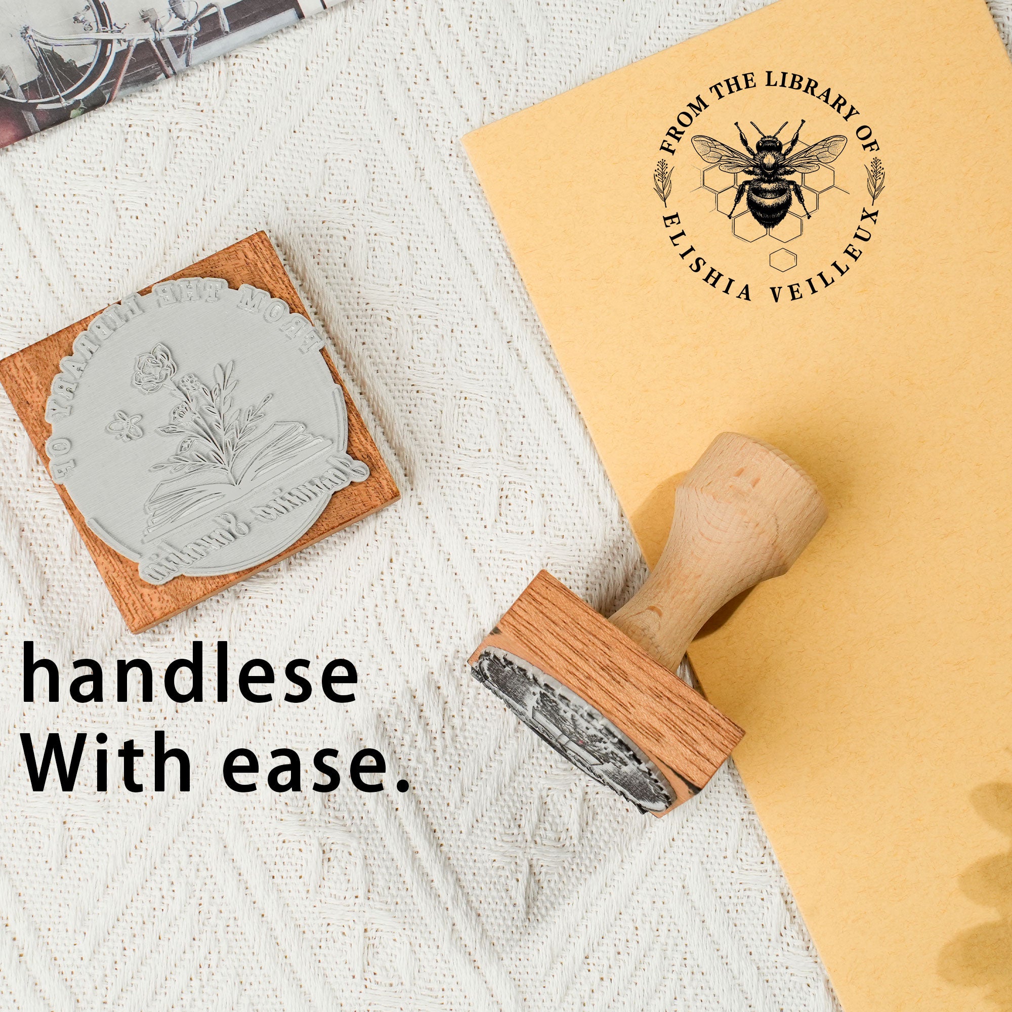 Custom Journaling Rubber Stamp
