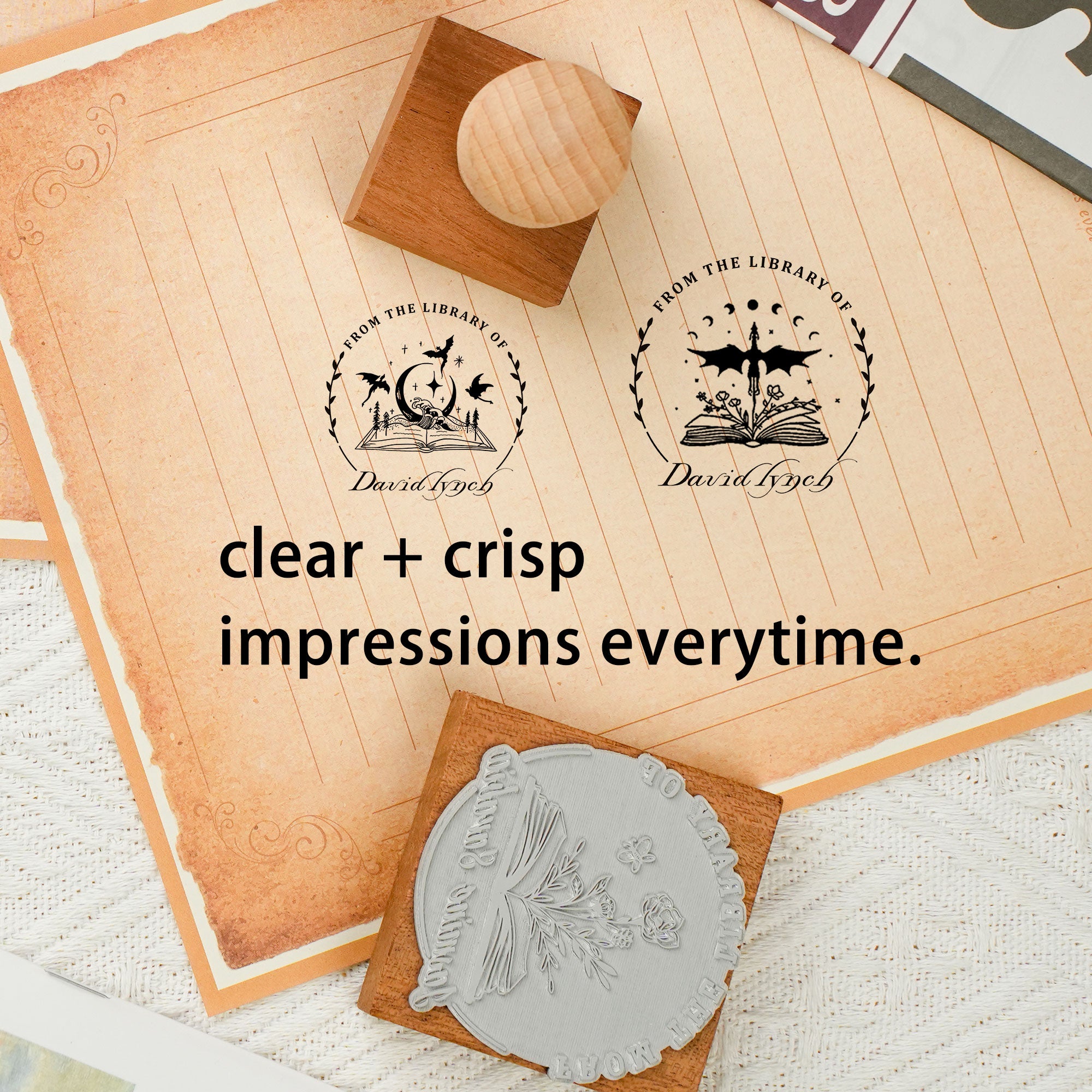 Custom Creative Wood Stamp
