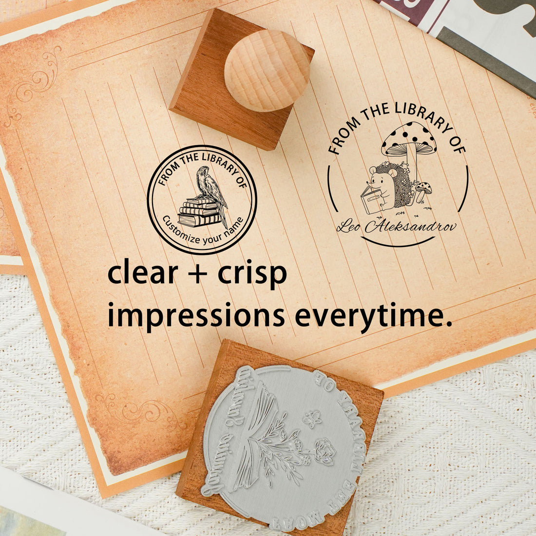 Custom Retro Decor Stamp