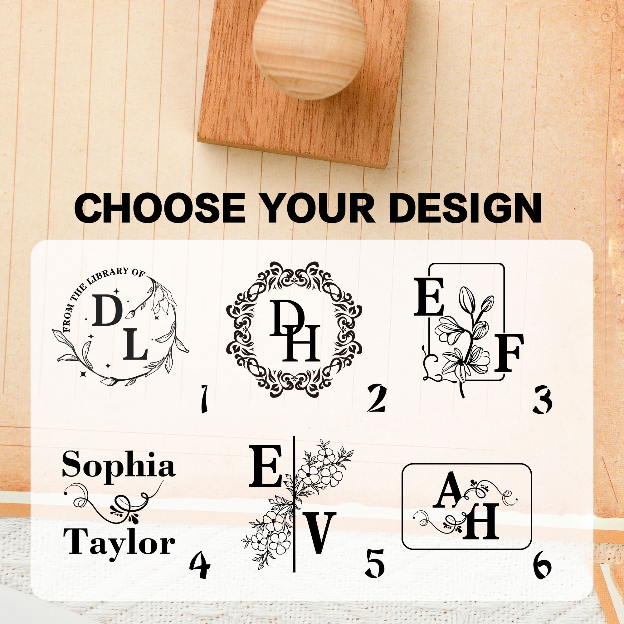 Custom Vintage Craft Stamp