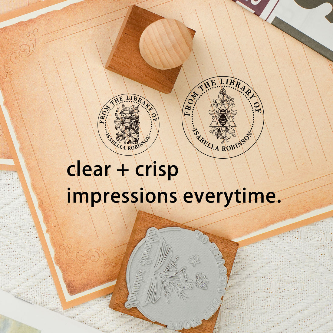 Custom Reading Lover Stamp