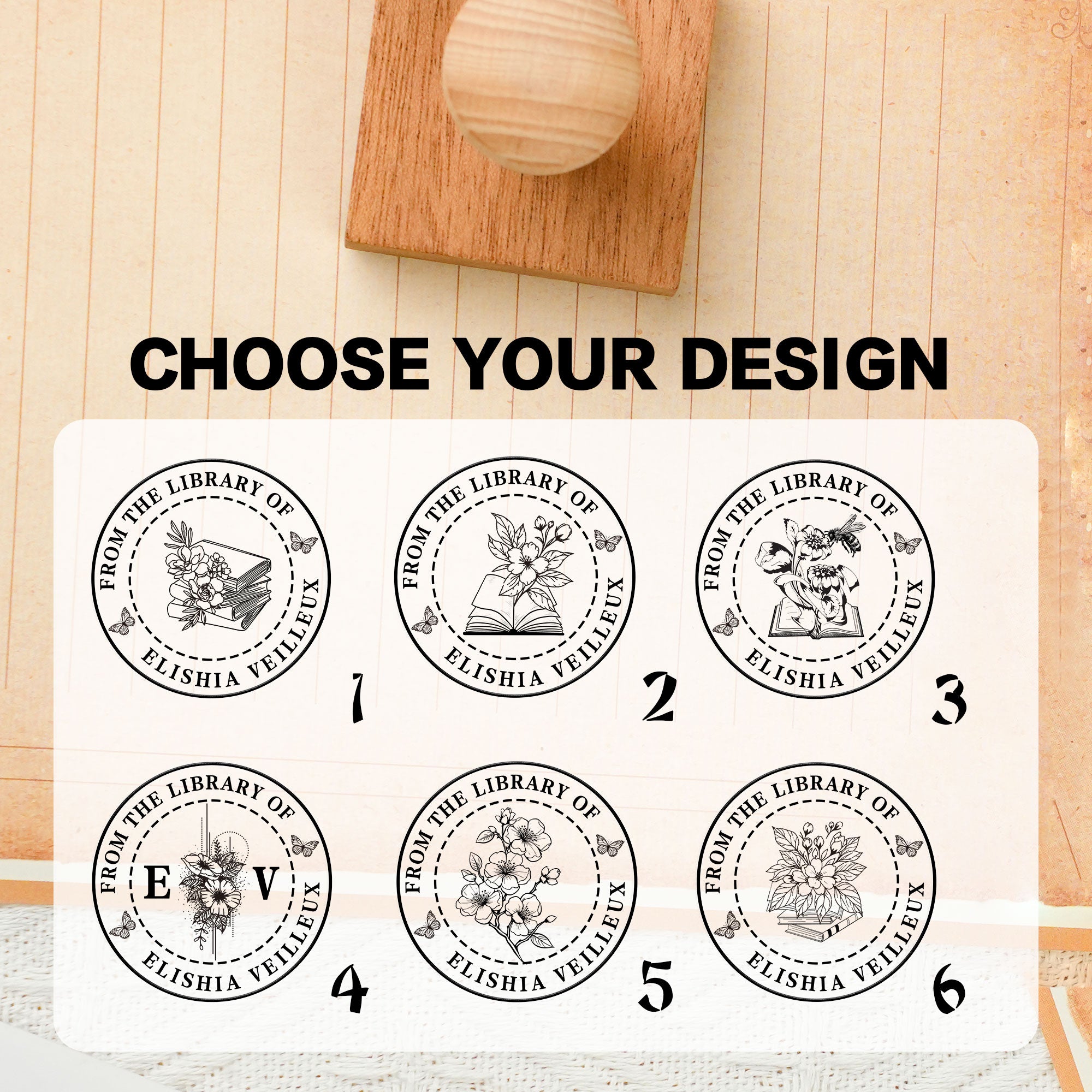 Custom Craft Art Rubber Stamp
