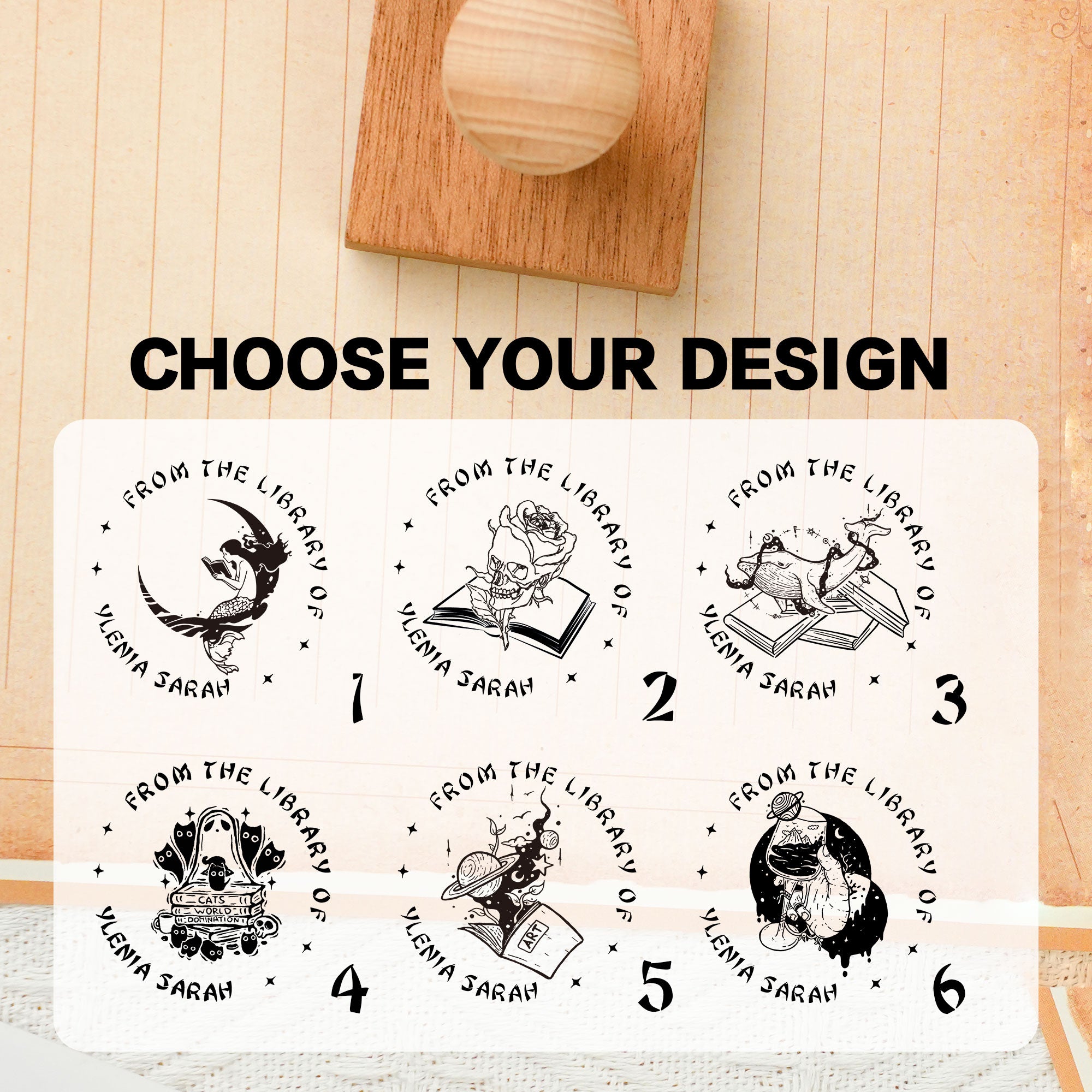 Custom Old Style Rubber Stamp