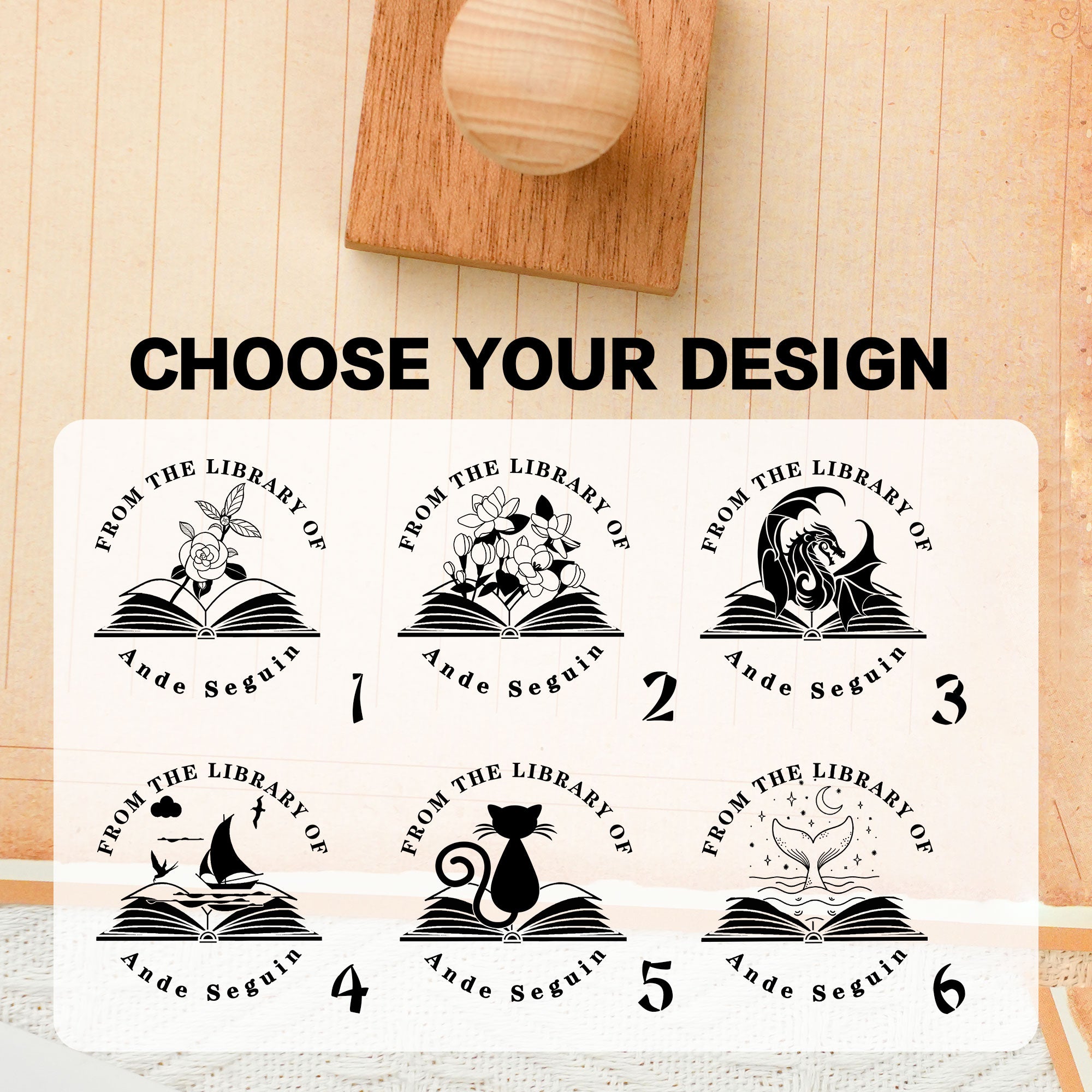 Custom Private Book Stamp