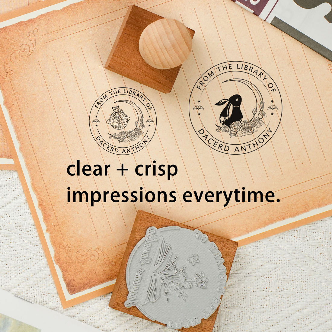 Bespoke Art Wood Stamp