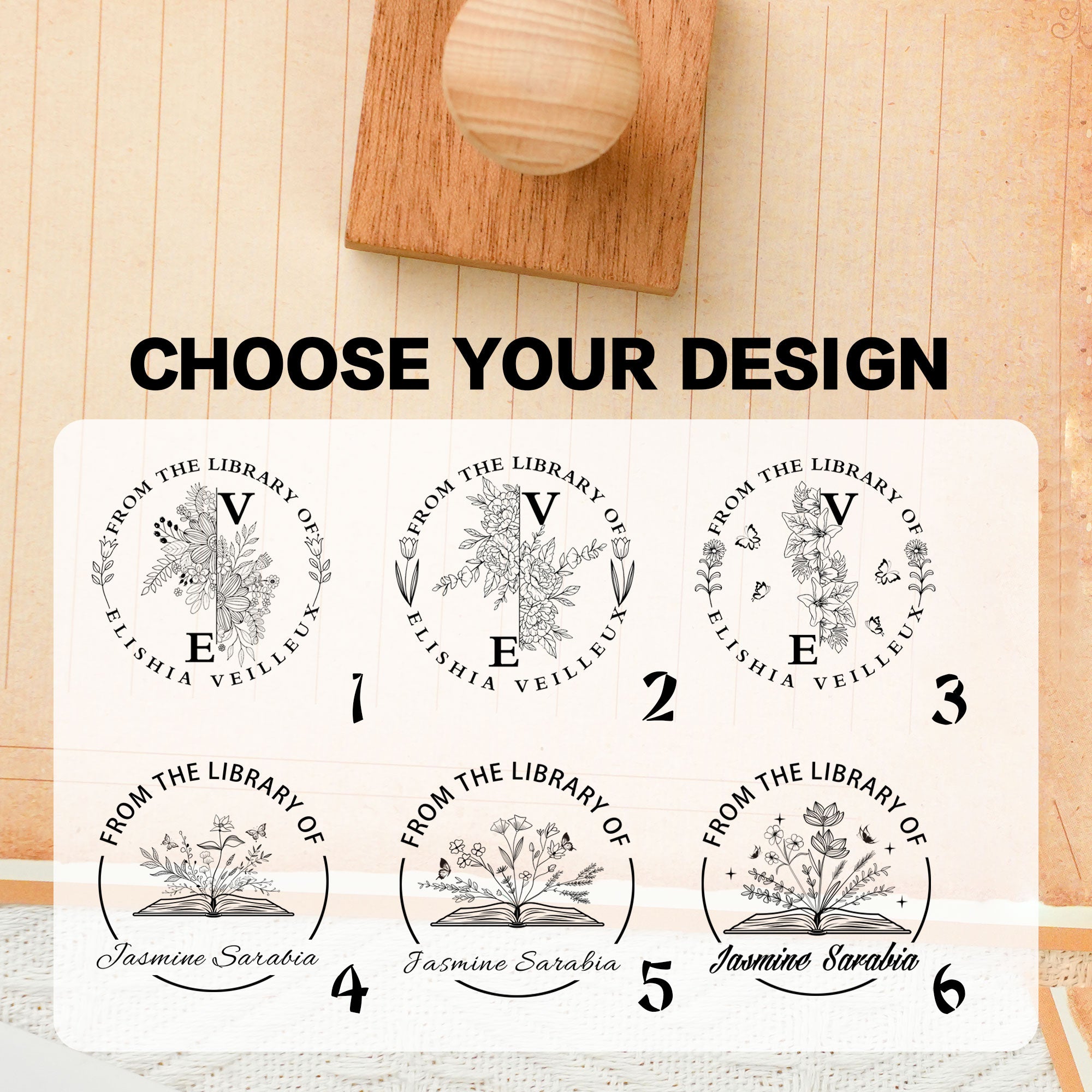 Minimalist Wooden Stamp