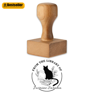 Personalized Wooden Rubber Stamp