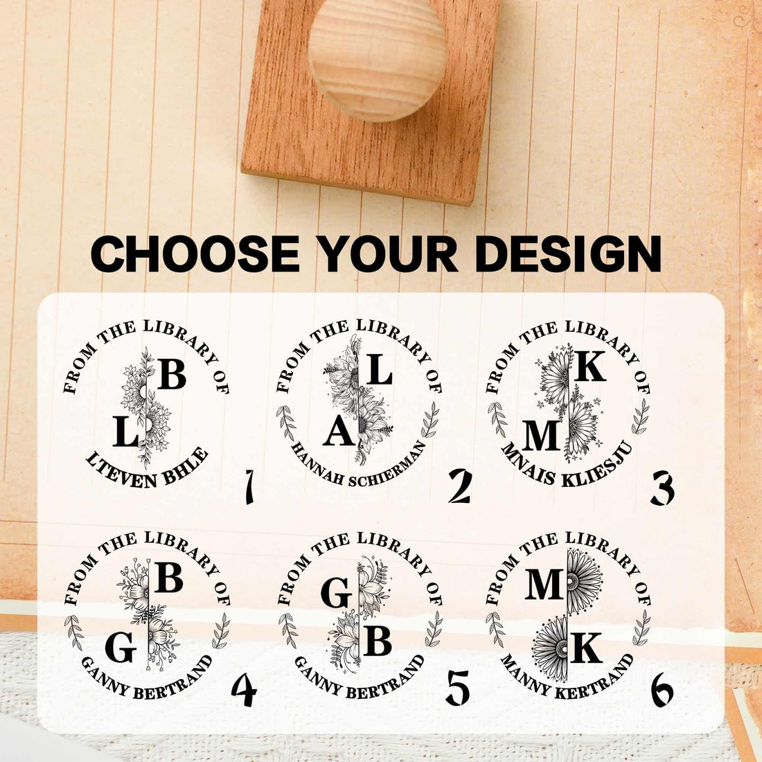 Stamps Made To Order | Sentimental Gift for Avid Book Readers