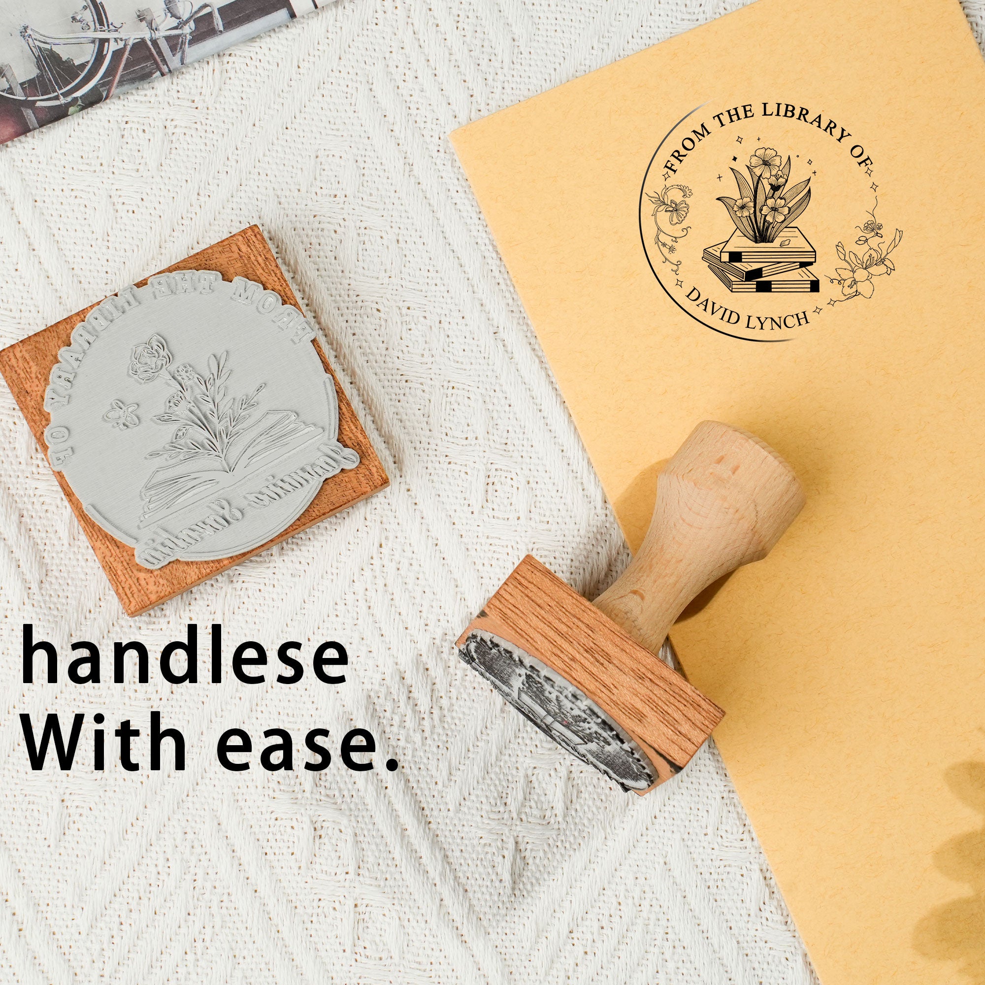 Bespoke Wood Rubber Stamp