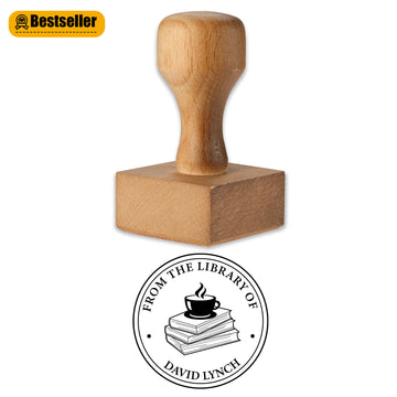 Classic Wood Rubber Stamp