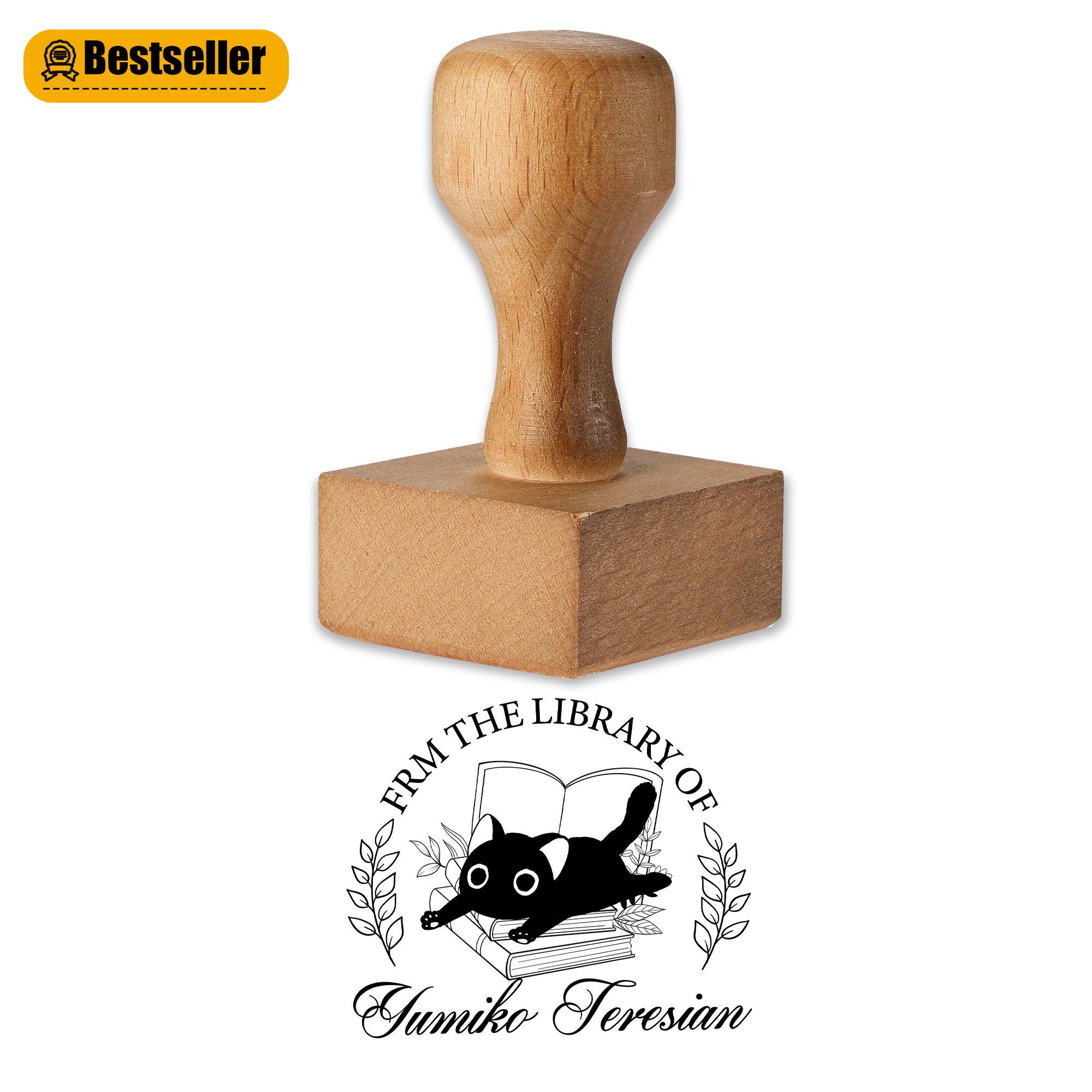 Luxury Wood Rubber Stamp