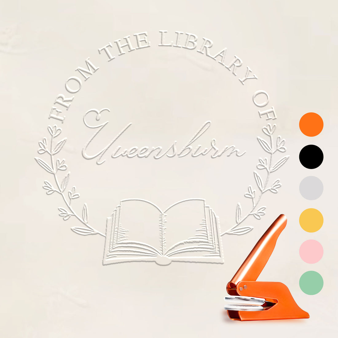Custom Literary Book Embosser