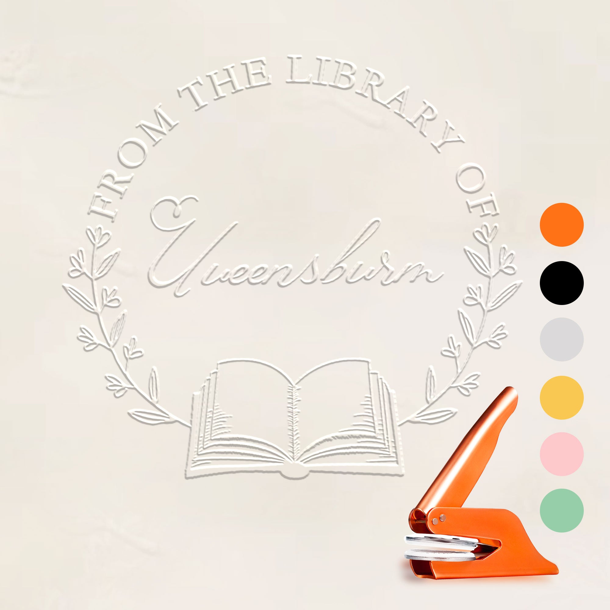 Custom Literary Book Embosser