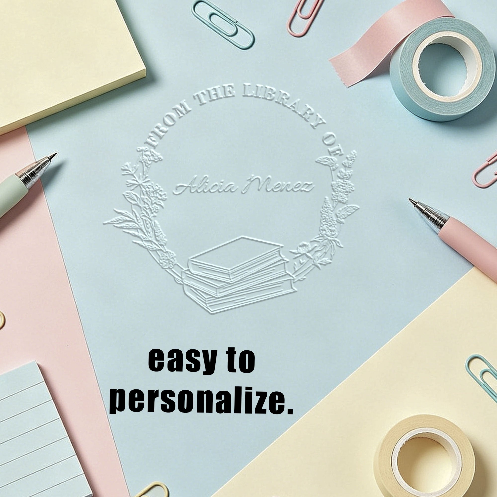 Custom Literary Book Embosser